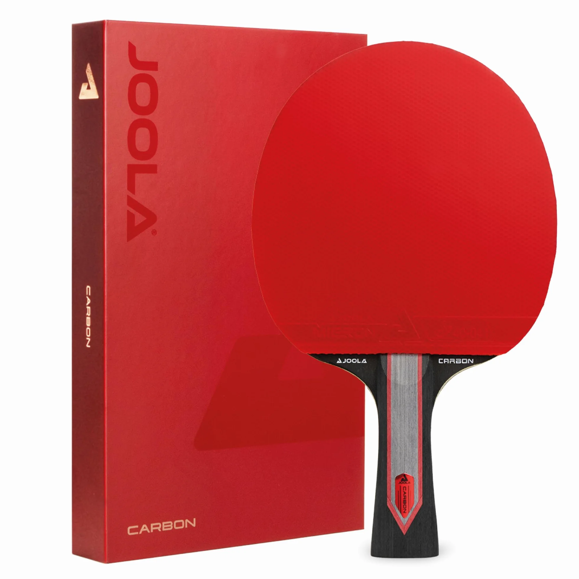 JOOLA Raqueta de ping pong Red Carbon Pro – Raqueta profesional de carbono con caja magnética