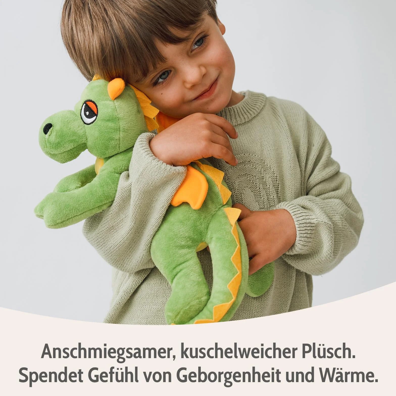 Habibi Plush Calor Dragón Verde