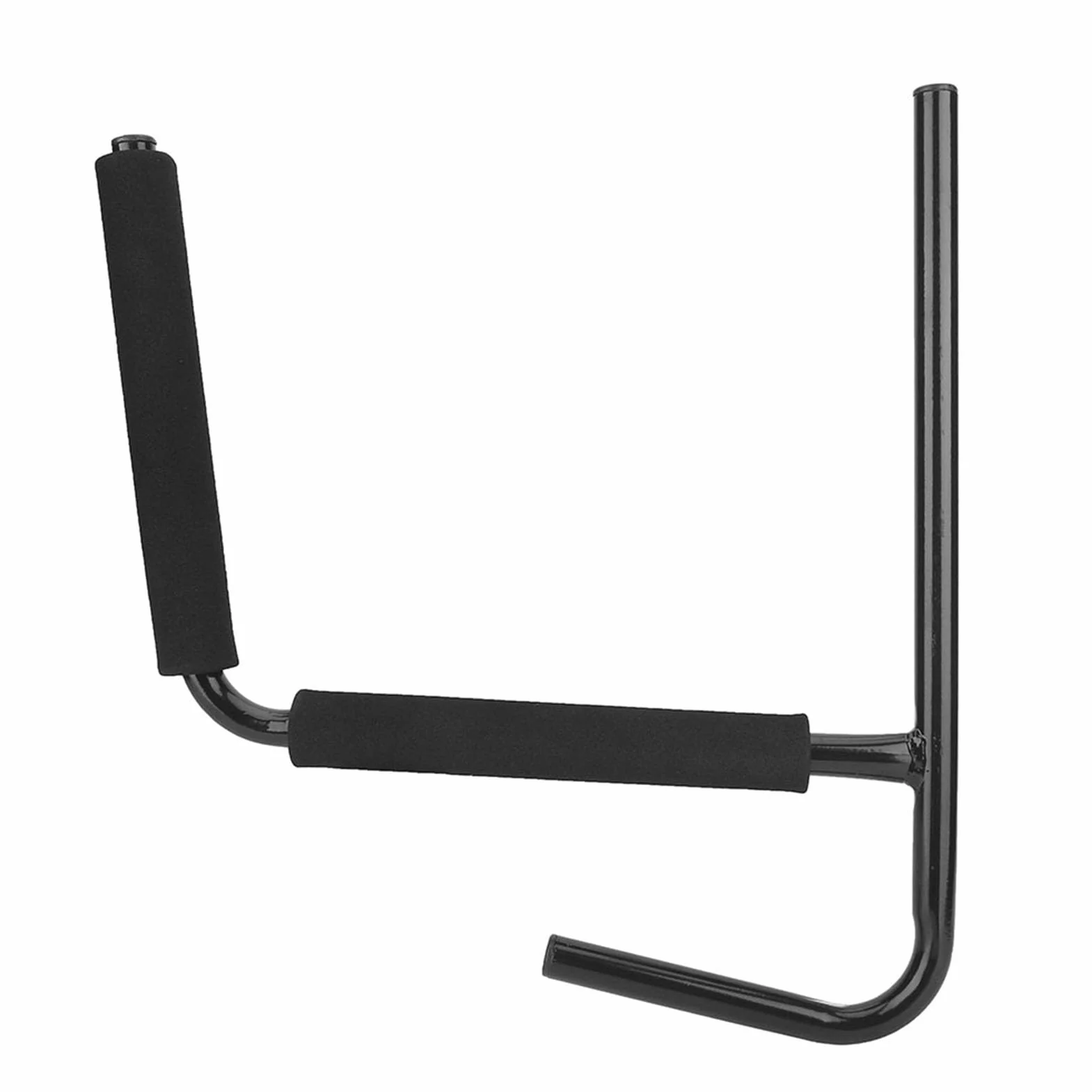 Soporte de pared para kayak 2 unidades negro plegable