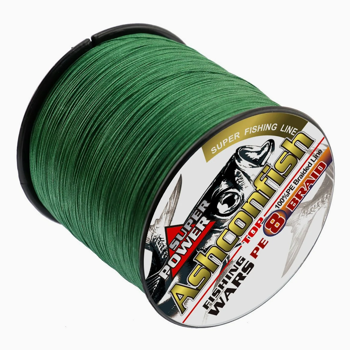 Ashconfish Braided Fishing Line-8 Strands Super Strong Fishing Wire 2000M/2187Yards-Abrasion Resistant Braided Lines-Incredible Superline-Zero Stretch-Superfine Diameter