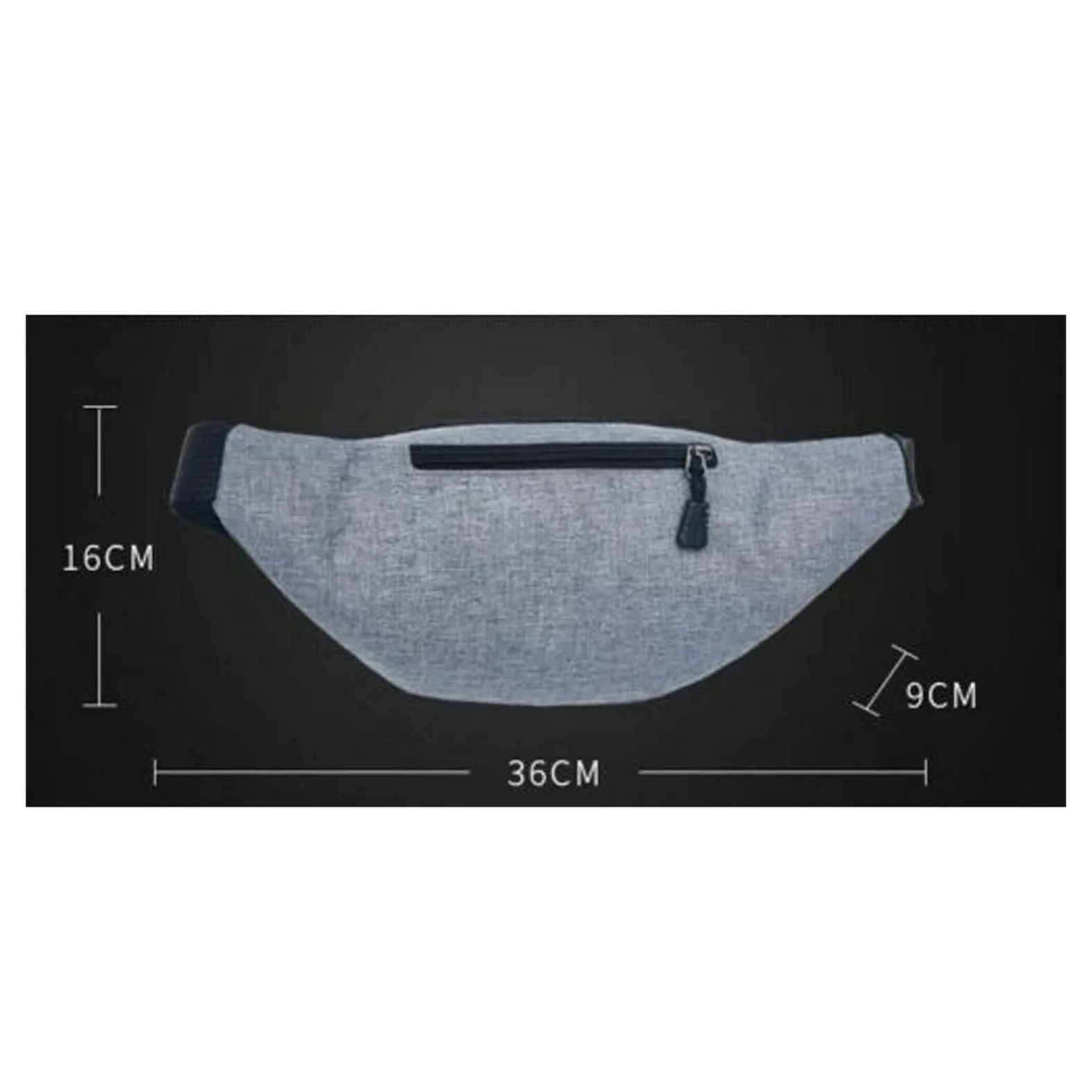Mujeres de la Cintura Bag Pack Casual Functional Money Cinturón Bolsa Deporto Running Canvas Bag Bag Fanny