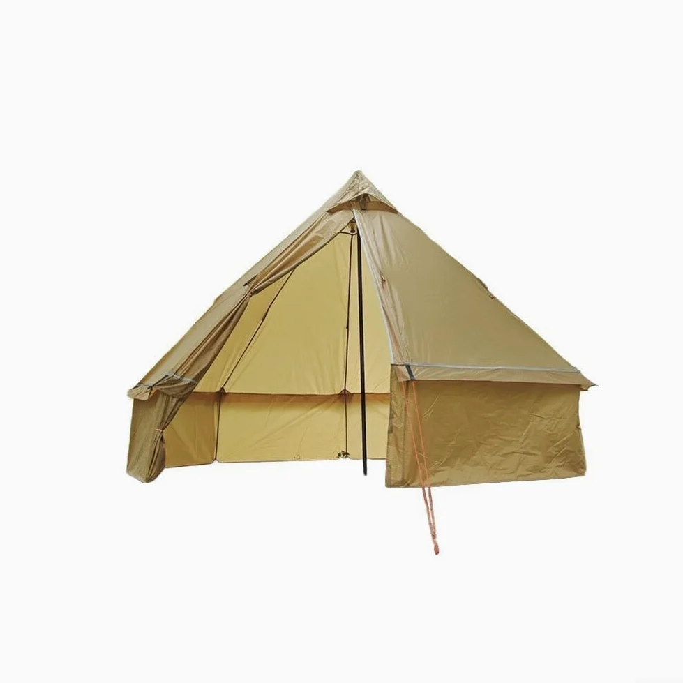 Honseadek Tienda de campaña caliente, campamento de invierno, gato de estufa, tienda de campaña de yurta, 4 estaciones, tienda de campaña de mochilero, estufa de leña, campamento de nieve, tienda