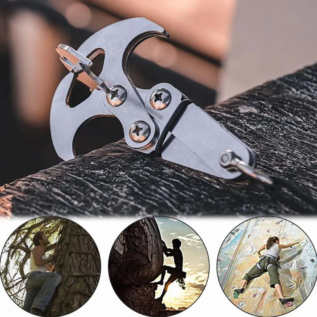 EIHI Gravity Hook Outdoor, Grappling Hook Gravity Grappling for Survival Climbing Outdoor Acero Inoxidable Multifuncional Outdoor Climbing