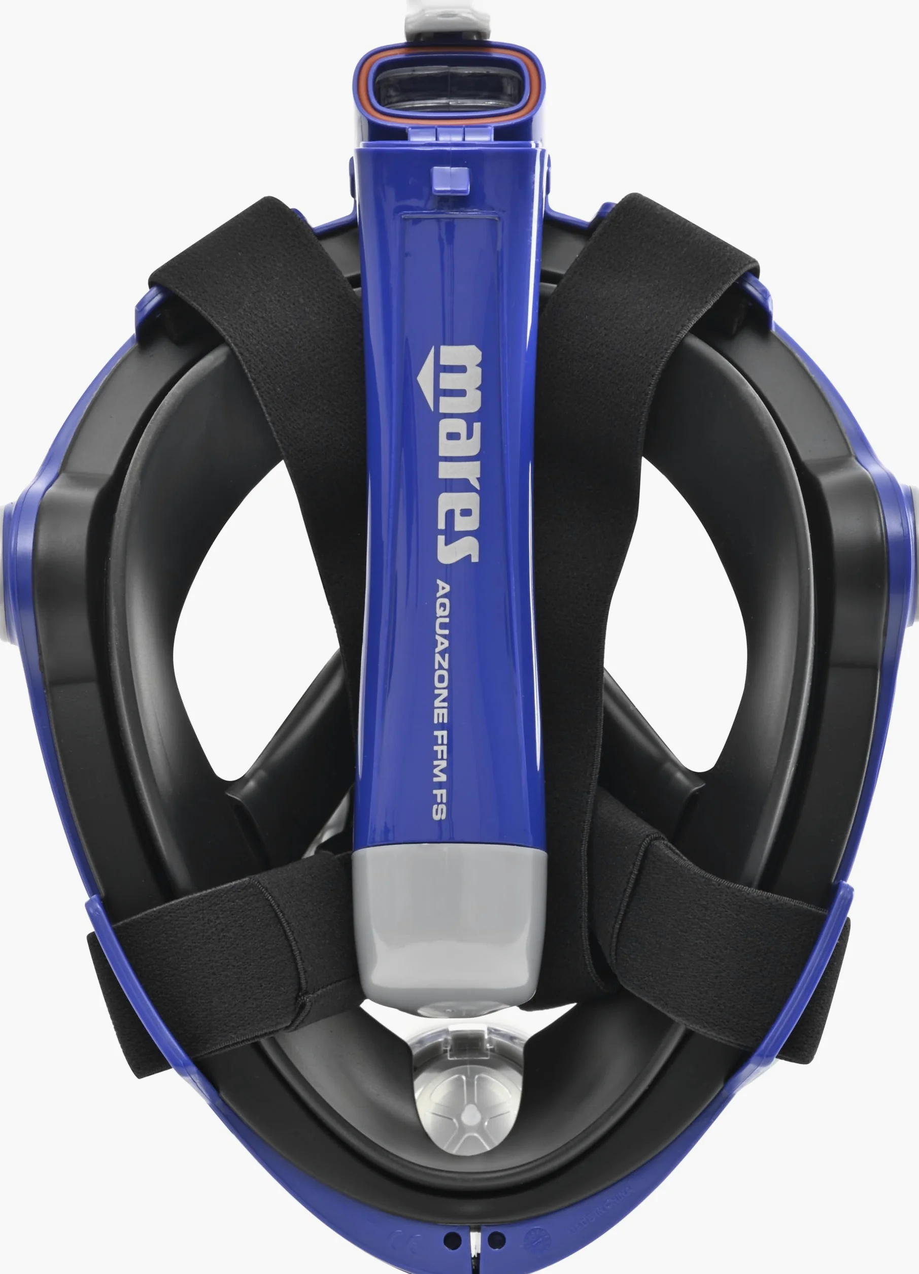 Mares Aquazone Full Face Mask - Masque Intégral Snorkeling Adulte, Jupe Silicone, Tuba Repliable, 3 Tailles