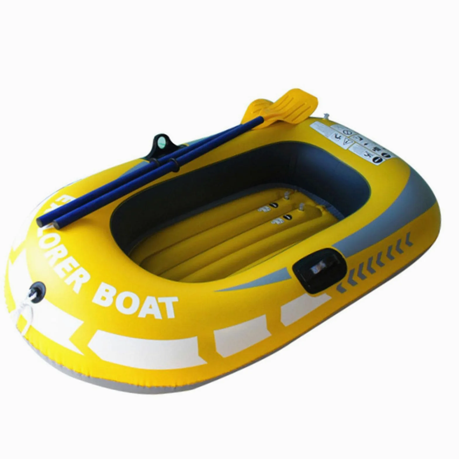 Keptfeet Kayaks inflables, Kayaks inflables para 1/2 Persona, Turismo recreativo, balsa Pesca Plegable portátil con 2