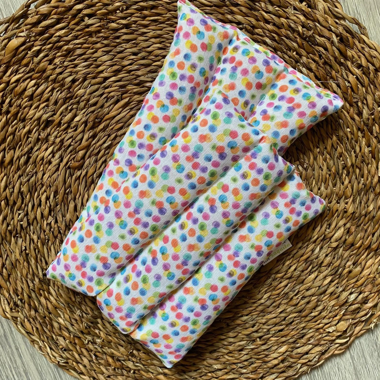 Saco de Semillas Térmico 45x14 cm Cervical con Lavanda - Bolsa de Calor y Frío para Cuello y Espalda