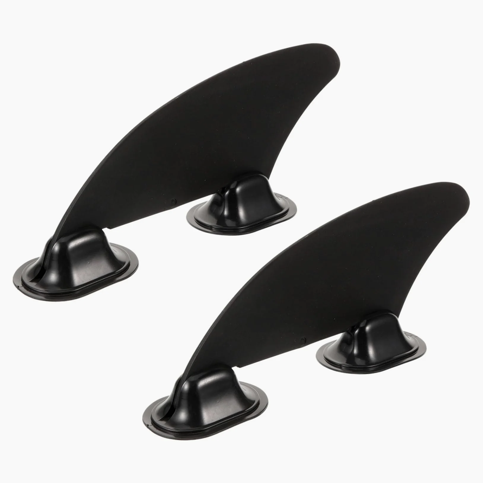 2 Aletas De Repuesto para Tabla De Paddle Surf Aletas Inflables Central Desmontable Accesorios para Tabla De Surf De Repuesto De PVC Color Negro
