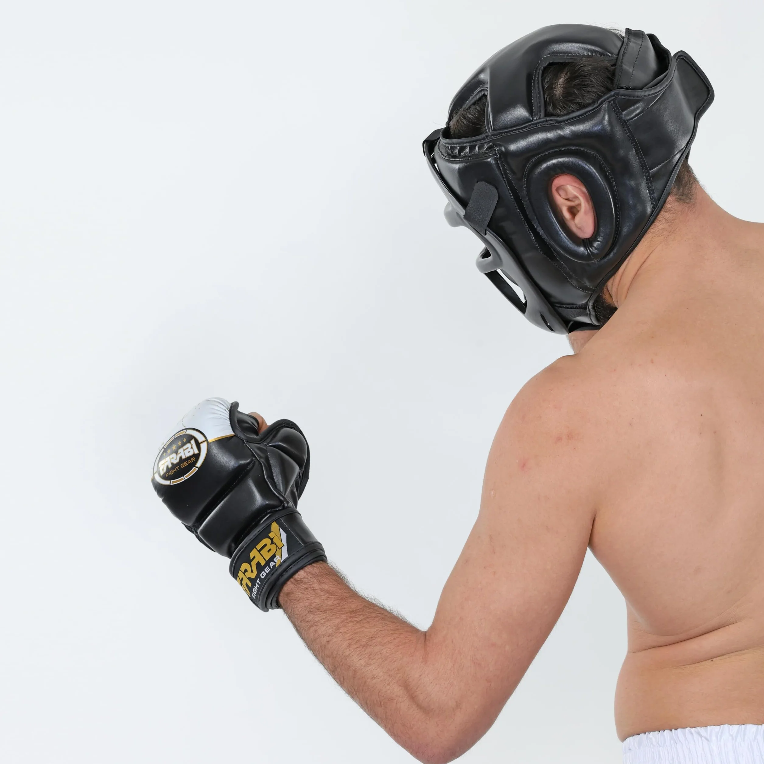 Farabi Sports Guardia Protector de Cabeza Cara de Ahorro de Casco con la Cara Frontal extraíble Grill