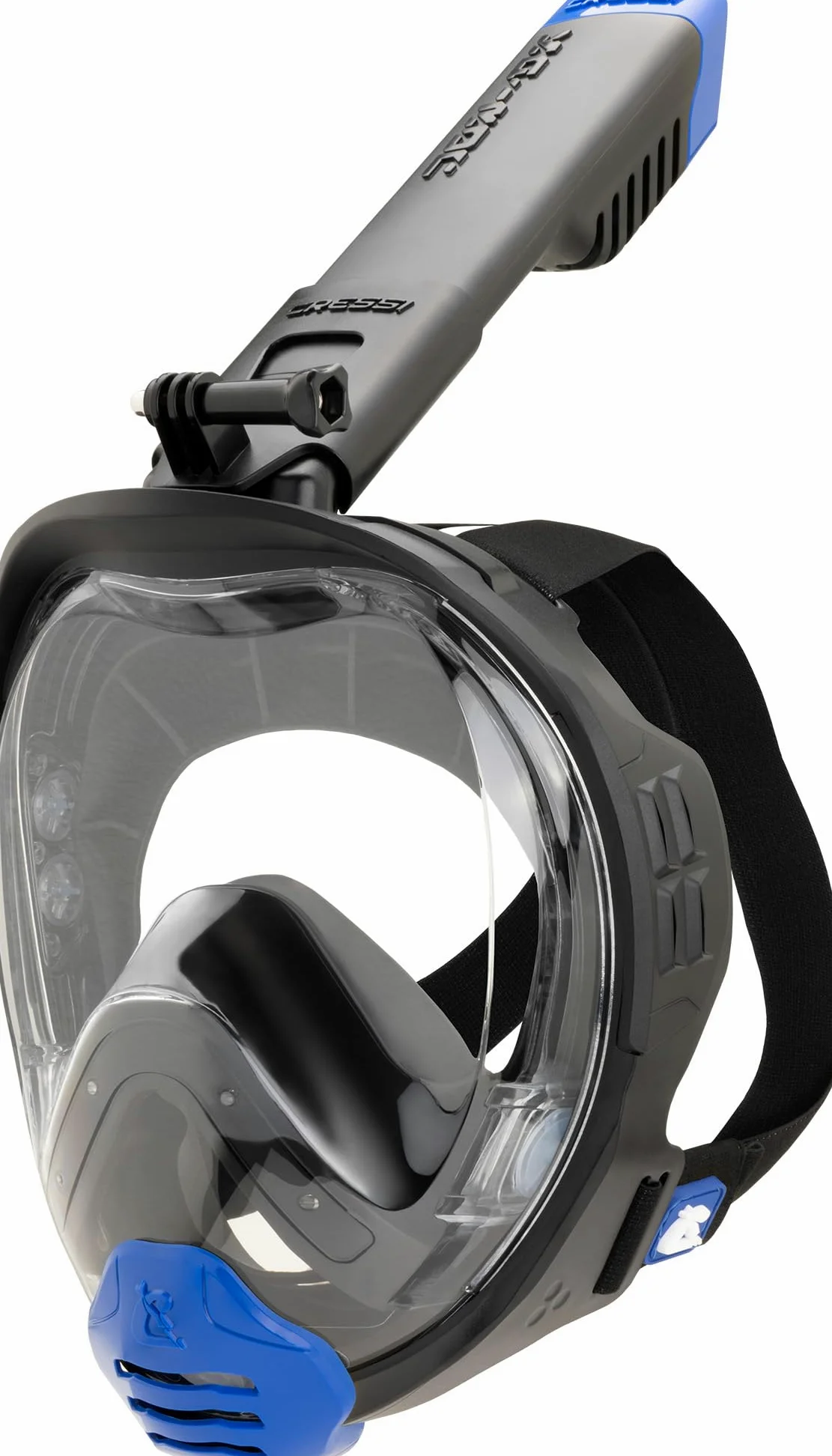 CRESSI desde 1946 Kairon Máscara Snorkel Adulto Negro/Azul L/XL