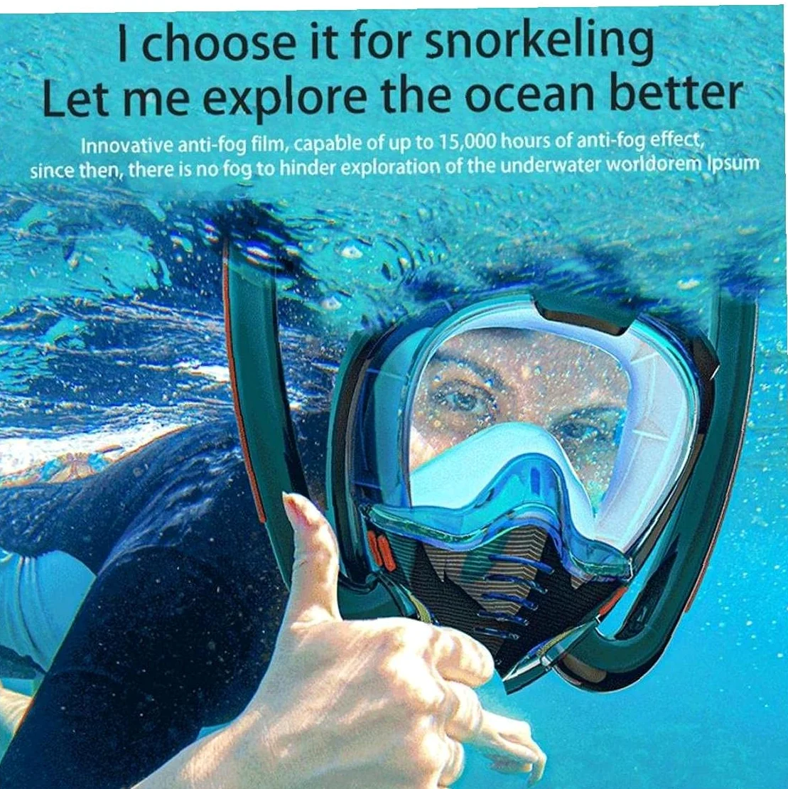 Hombres Adultos Mujeres Mascarilla Doble Respiración Tubo De Silicona Mascarillas De Snorkel De Buceo De Buceo De Buceo