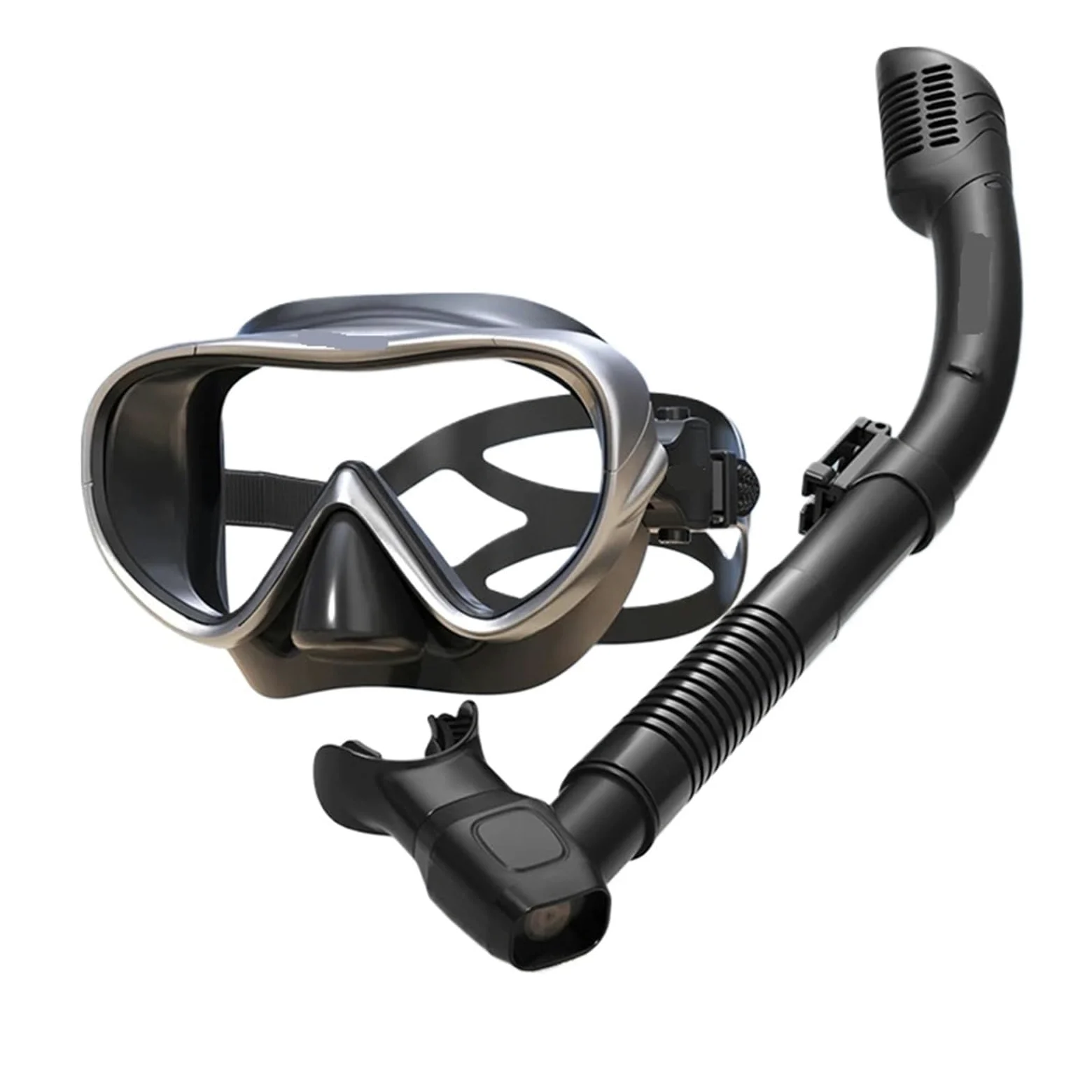 Máscara de Buceo Cara Completa antivaho visión Conjunto Snorkel subacuático Equipo natación