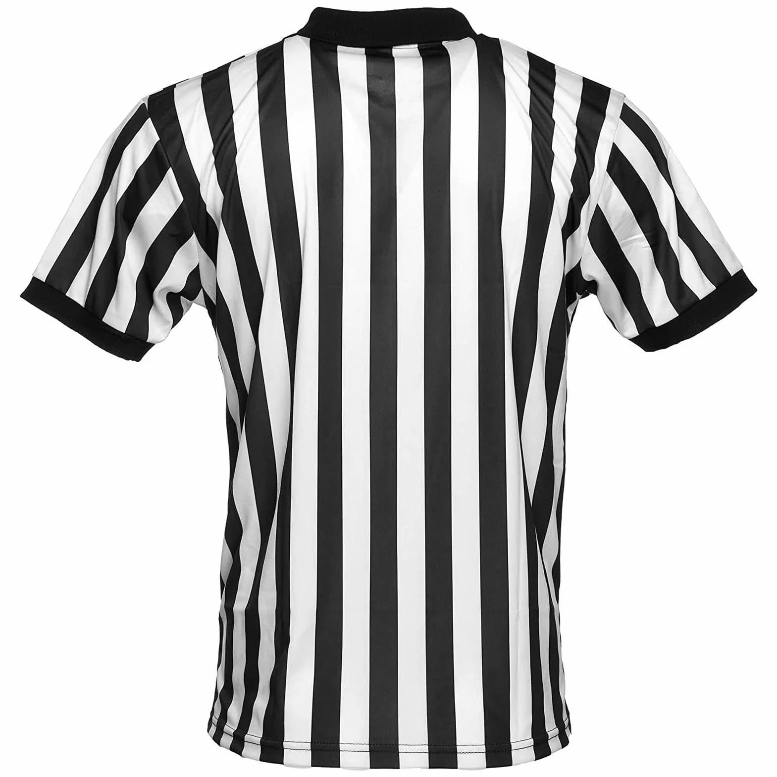 Camiseta De Árbitro De Manga Corta, Camiseta De Árbitro Oficial Para Hombre, Camiseta De Árbitro A Rayas Blancas Y Negras, Camiseta De Árbitro Con Cremallera De Un Cuarto Para Baloncesto, Fútbol