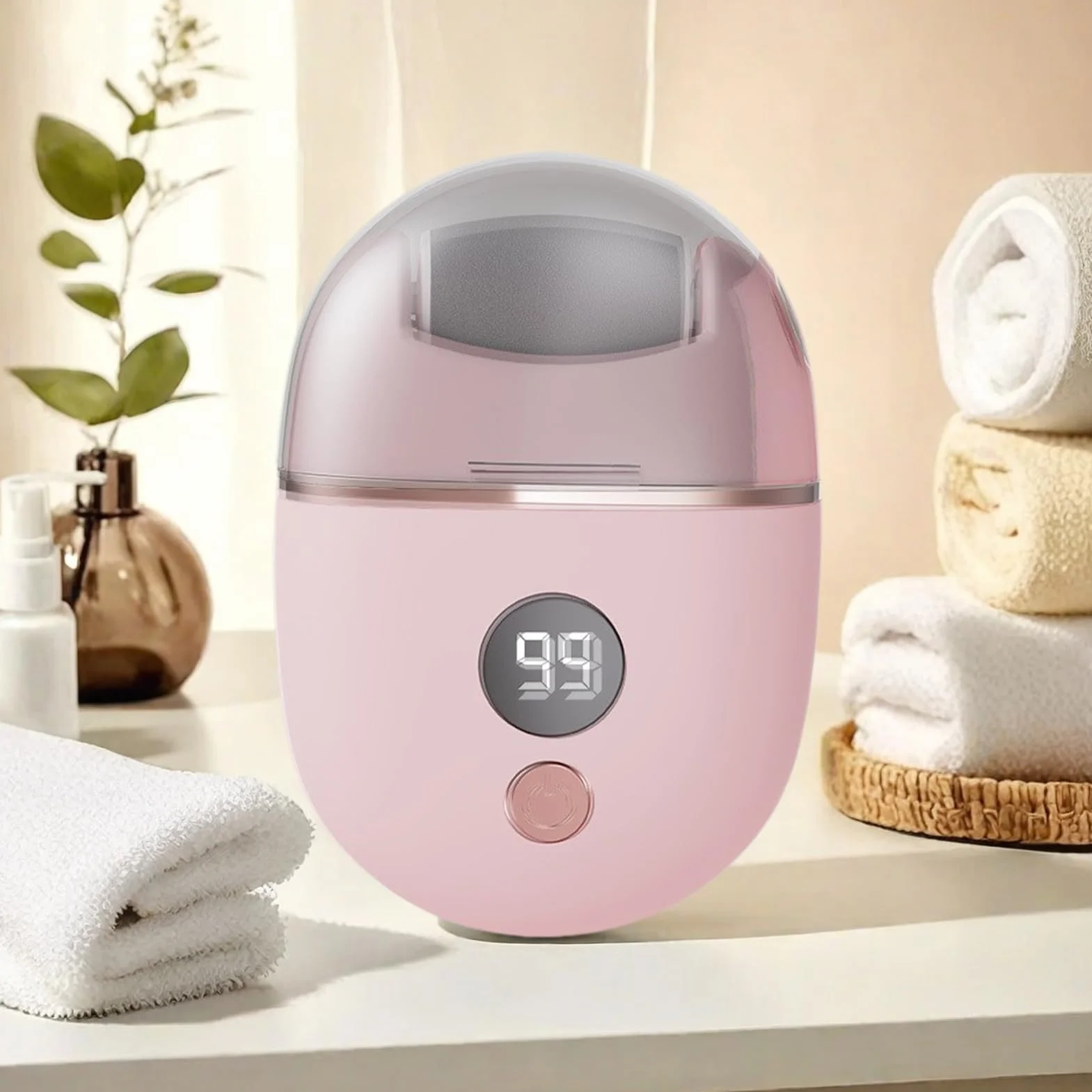 Eliminador Eléctrico de Callosidades Recargable con 3 Cabezales para Pies