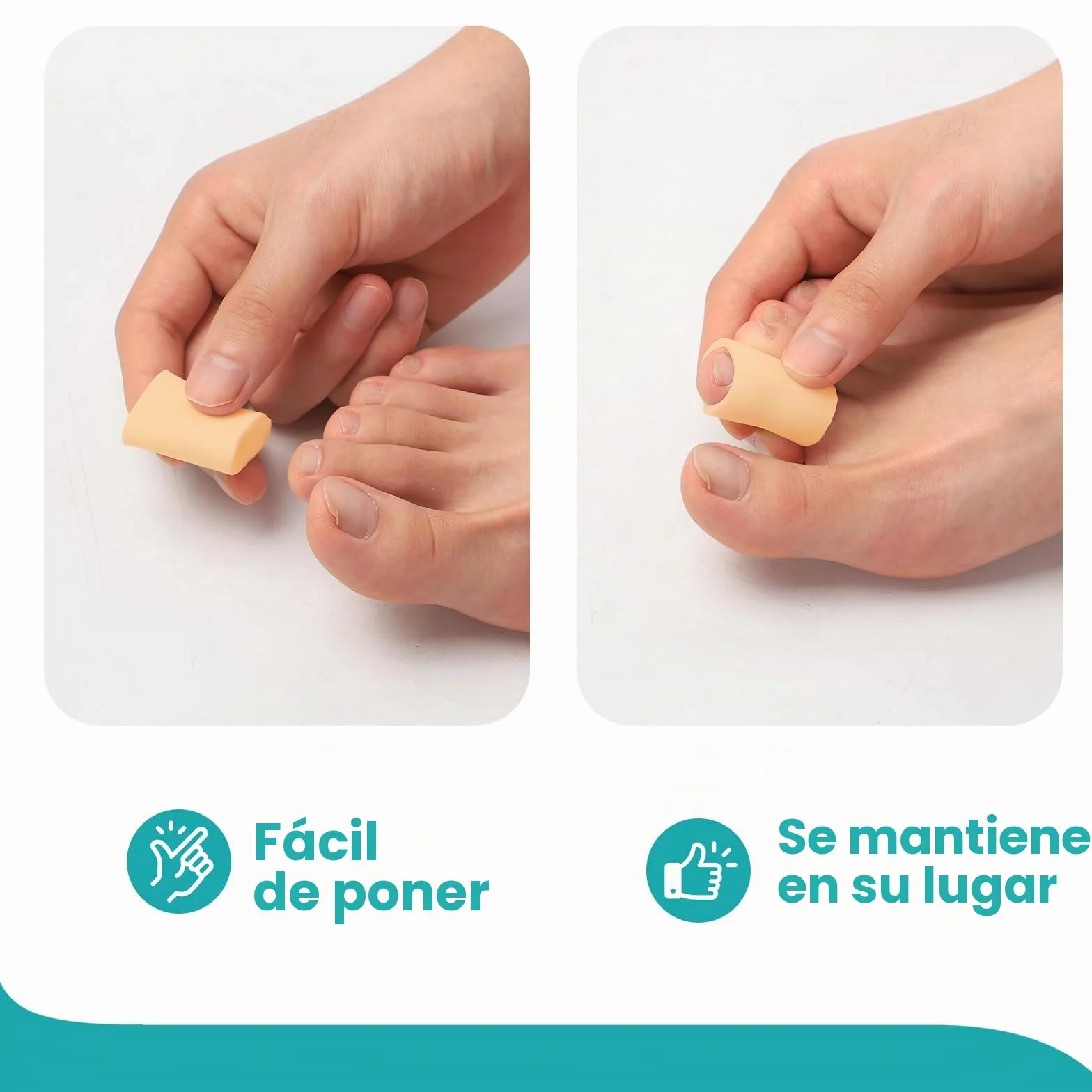 Promifun Protector de dedos de los pies - Paquete de 12 fundas de silicona para dedos en martillo, callos, durezas y ampollas