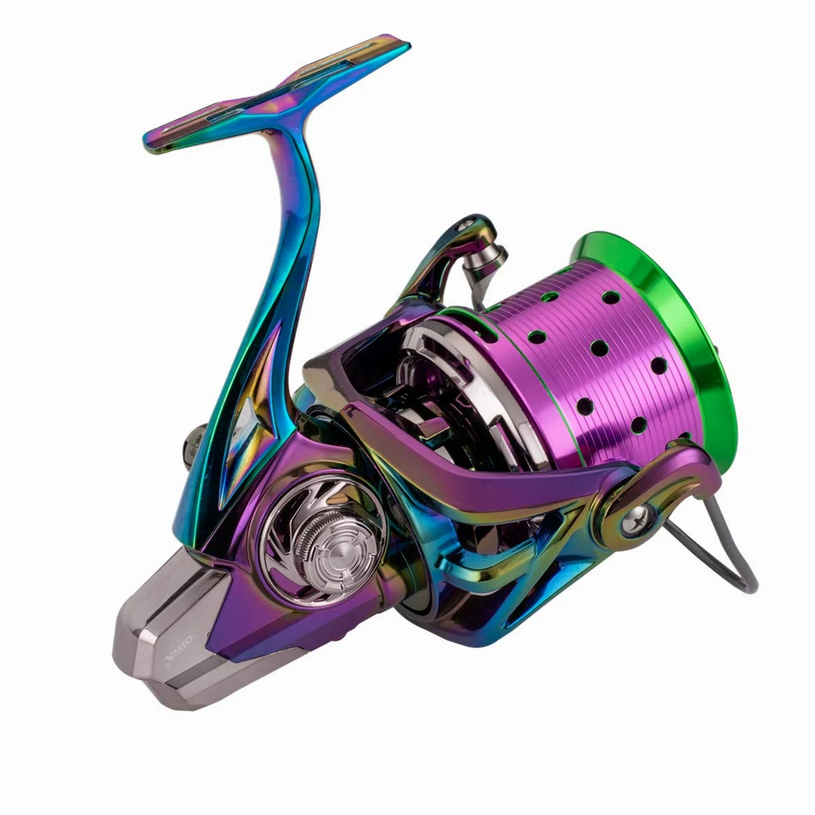 Diwa Spinning Fishing Reels 70 LBS MAX Drag Power Cojinete de Acero Inoxidable Cuerpo de Metal 8000 10000 12000 Carrete Agua Dulce Agua Salada Big-Game Surf Carrete Giratorio Ultra Suave