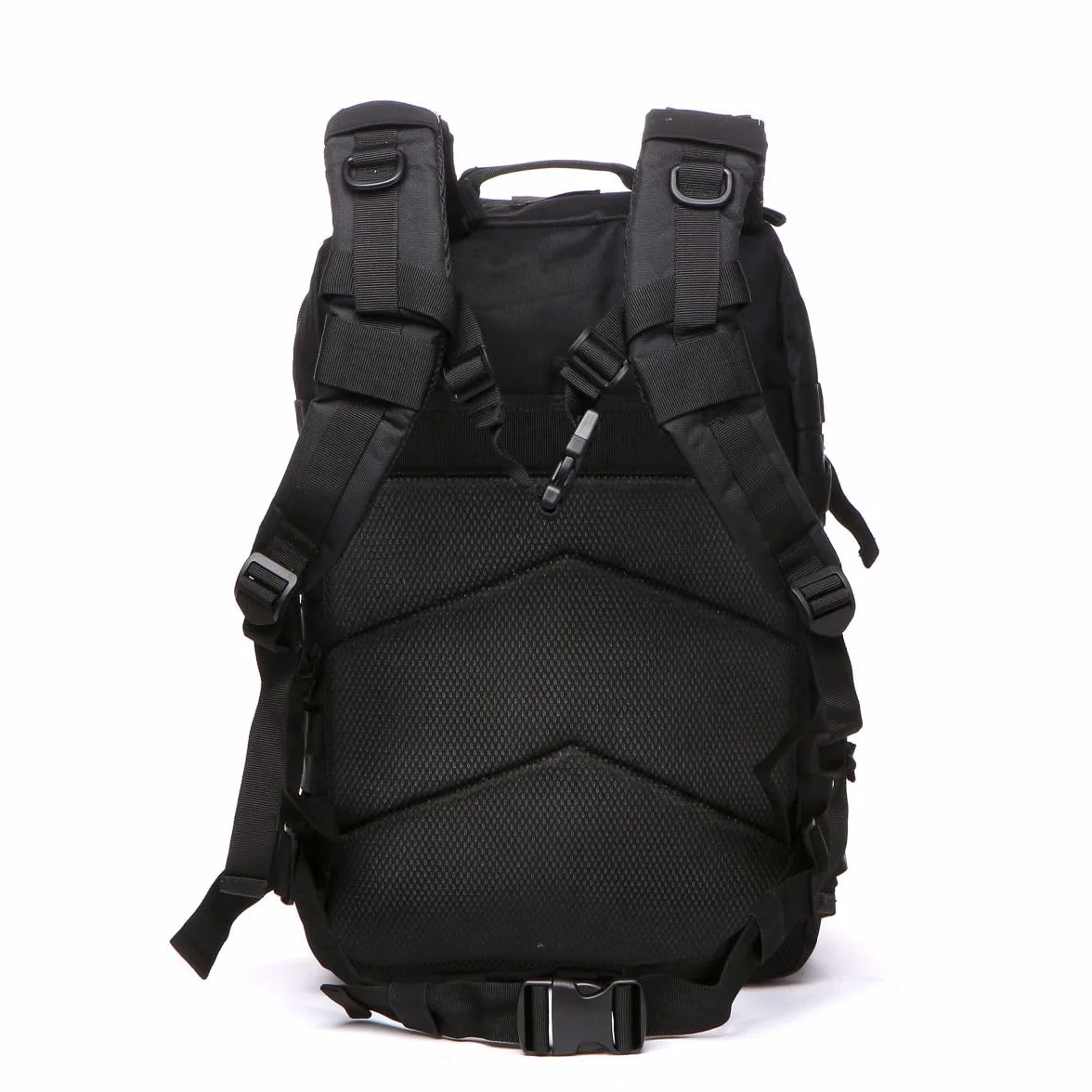 Mochila Tática 50 Litros con Sistema Molle Impermeable Militar para Emergencias Caza Senderismo Acampada (Negro)