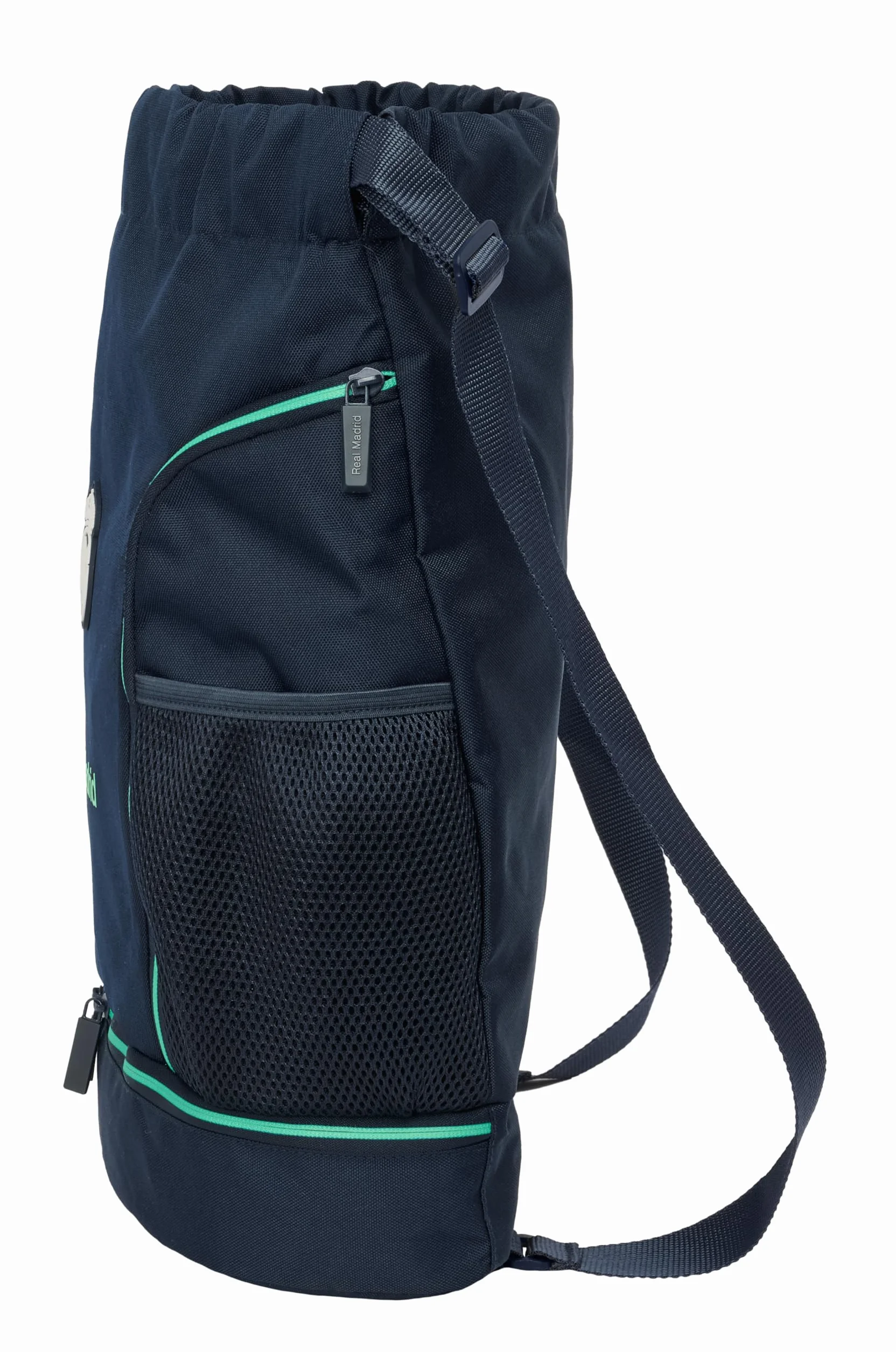 REAL MADRID 2ª EQUIPACIÓN 25/26 - Mochila Saco, Mochila, Ideal para Niños de Diferentes Edades, Cómoda y Versátil, Calidad y Resistencia, 34x15x43 cm