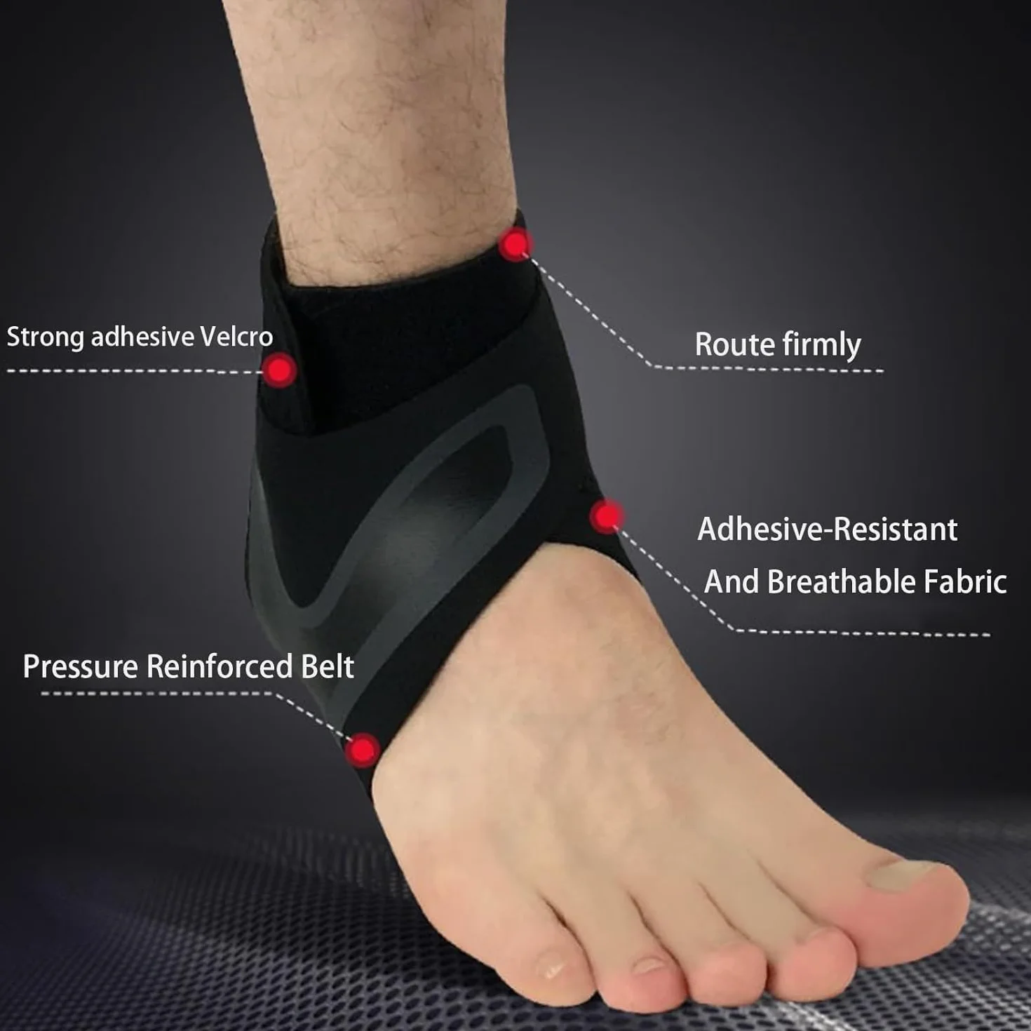 Tryxwrap Foot Wrap Plantar Fasciitis Compression XL 1 Pair