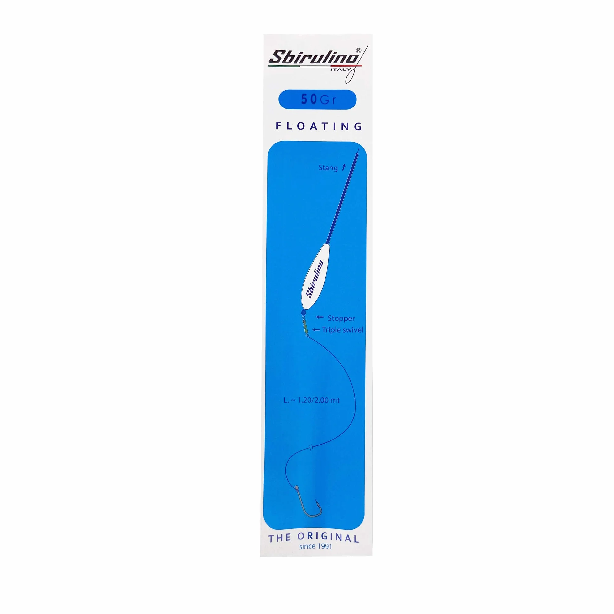 Sbirulino Kit de bombardas de pesca (juego de bombardas flotantes 30-35-40-50 g)