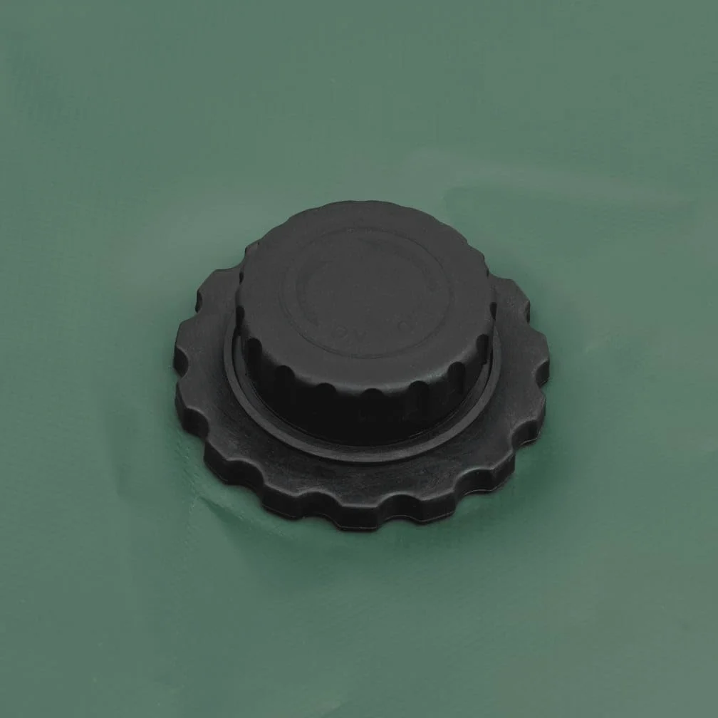 Depósito de agua plegable de 1000 l de PVC, depósito de agua de lluvia para jardín, camping, bidón de agua con grifo