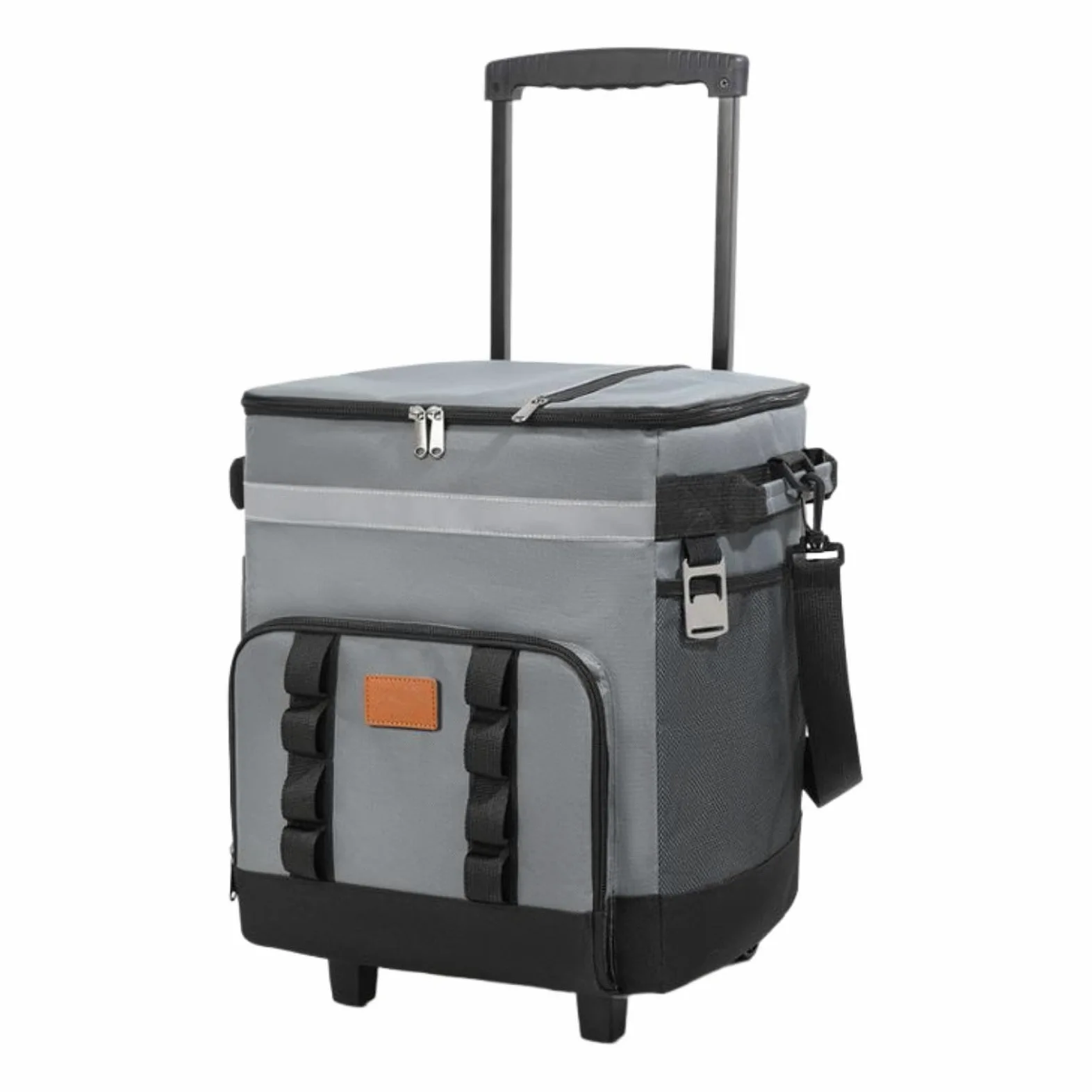 Rolling Portátil con Ruedas Giratorias Bolsa Térmica Grande Aislada Caja de Conservación de Frío Bolsa Impermeable con Cierre Seguro Fabricada