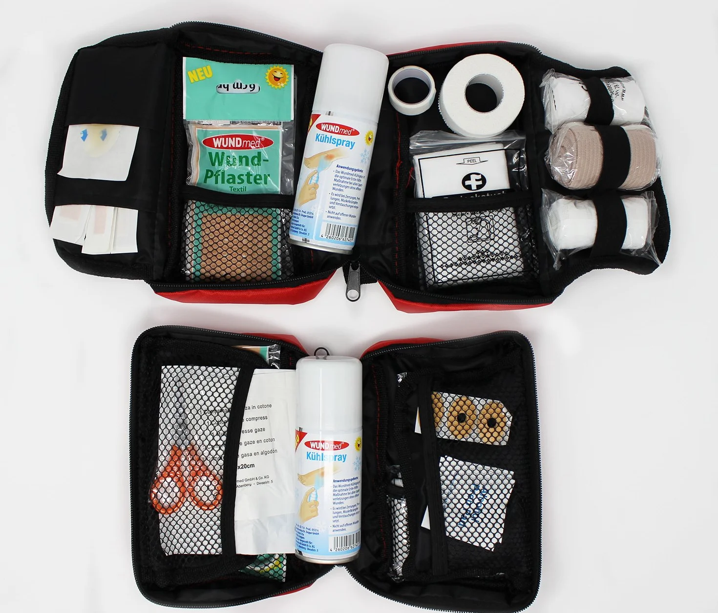 Kit de primeros auxilios para deportes con espray de frío para lesiones deportivas