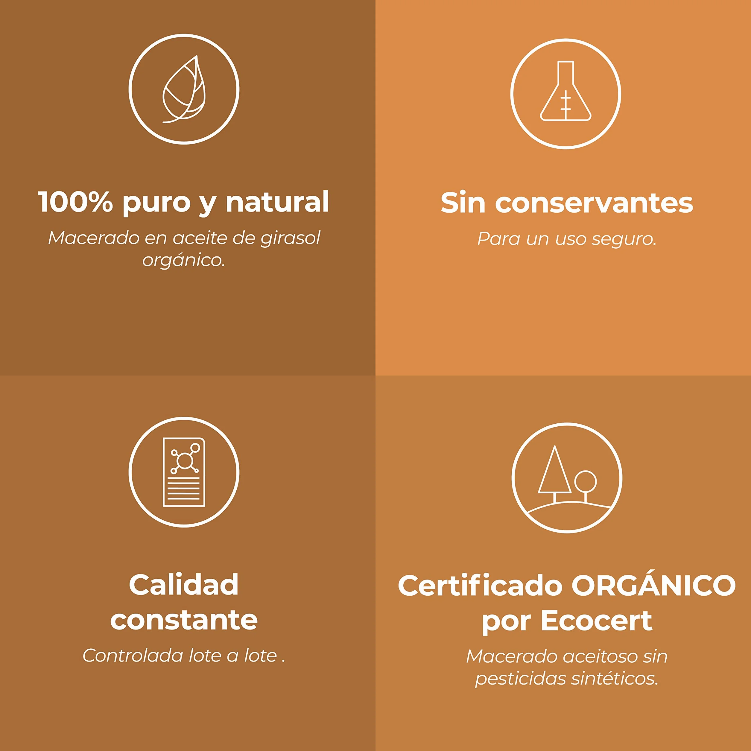 Aceite de Caléndula BIO Macerado Oleoso 100 mL Aroma Labs