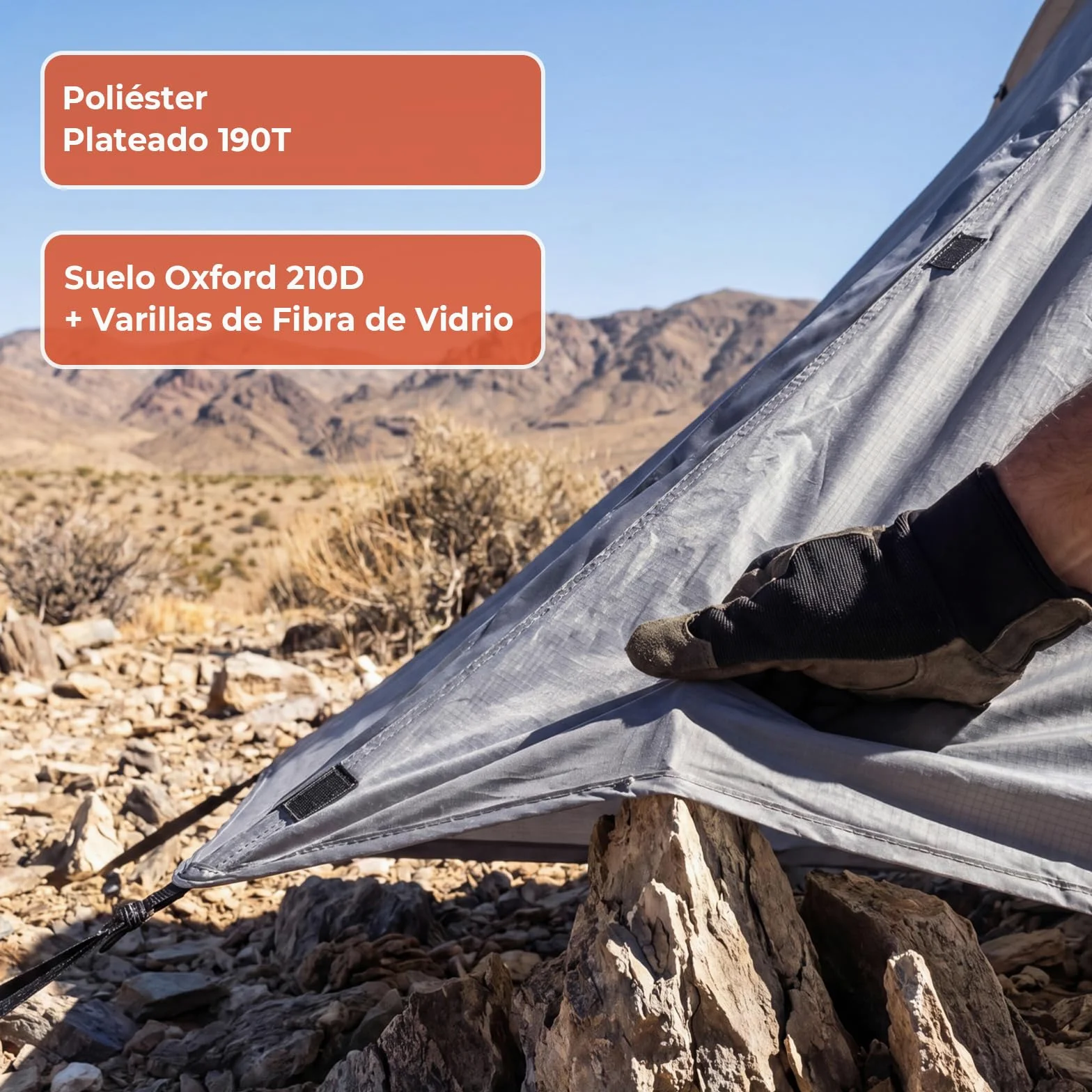 Tienda de campaña para 2-3 Personas, Tienda Tipo cúpula con Zona de Entrada y toldo Plegable, Tienda Tipo iglú, Impermeable y Resistente a los Rayos UV, Ideal para acampadas Festivales