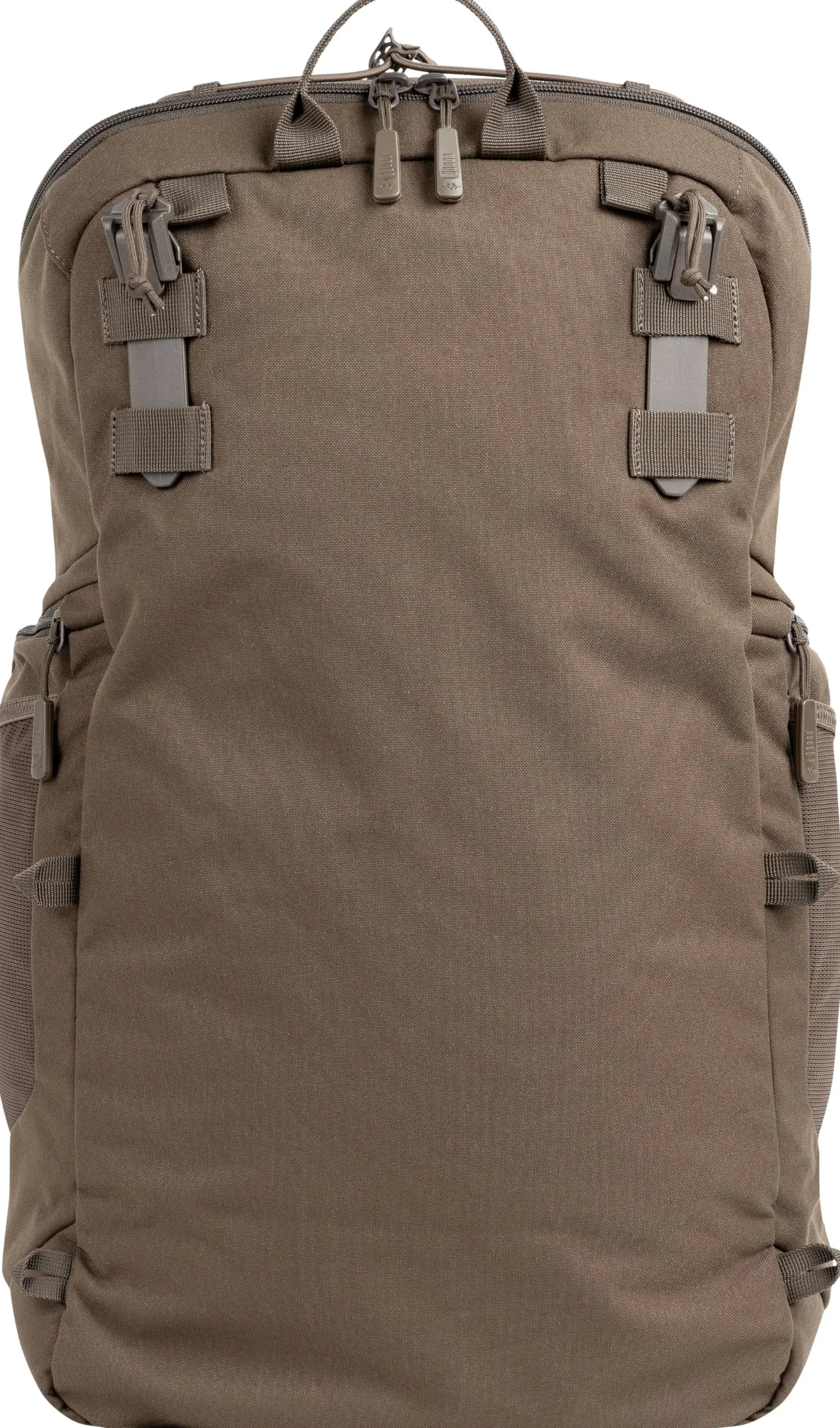 Blaser – Ultimate Backpack S | Mochila de caza modular de 30 L | Sistema Molle y sistema de hidratación compatible | Marrón oscuro & HunTec | Correas de compresión y espacio de almacenamiento