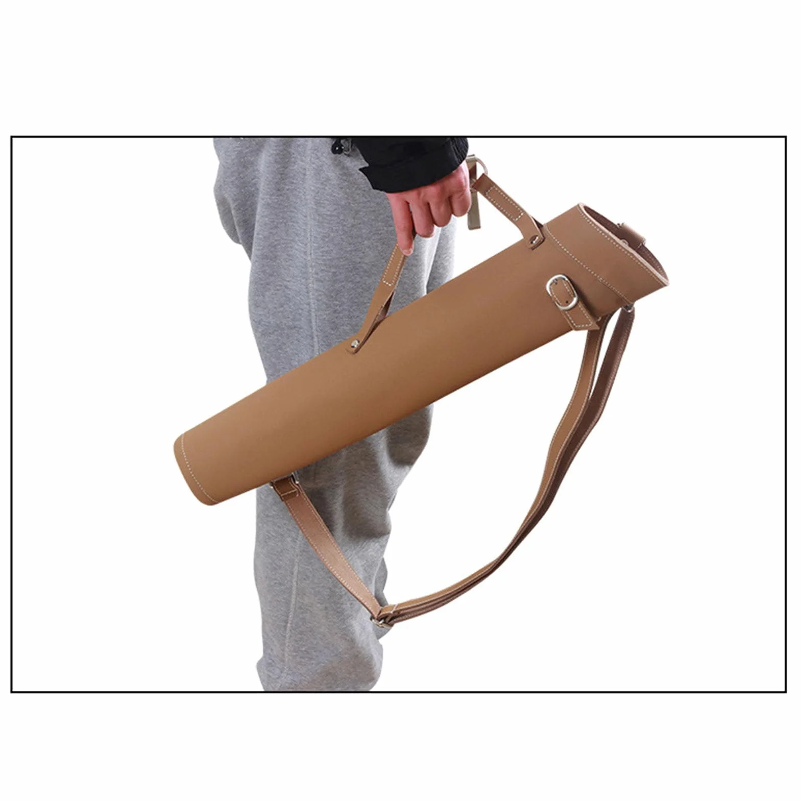 Archery Carquinero, Soporte de Flecha de Hombro Toserador Impermeable Bolsa de Flecha Trasera de Gran Capacidad para Entrenamiento de Caza de Objetivos Al Aire Libre