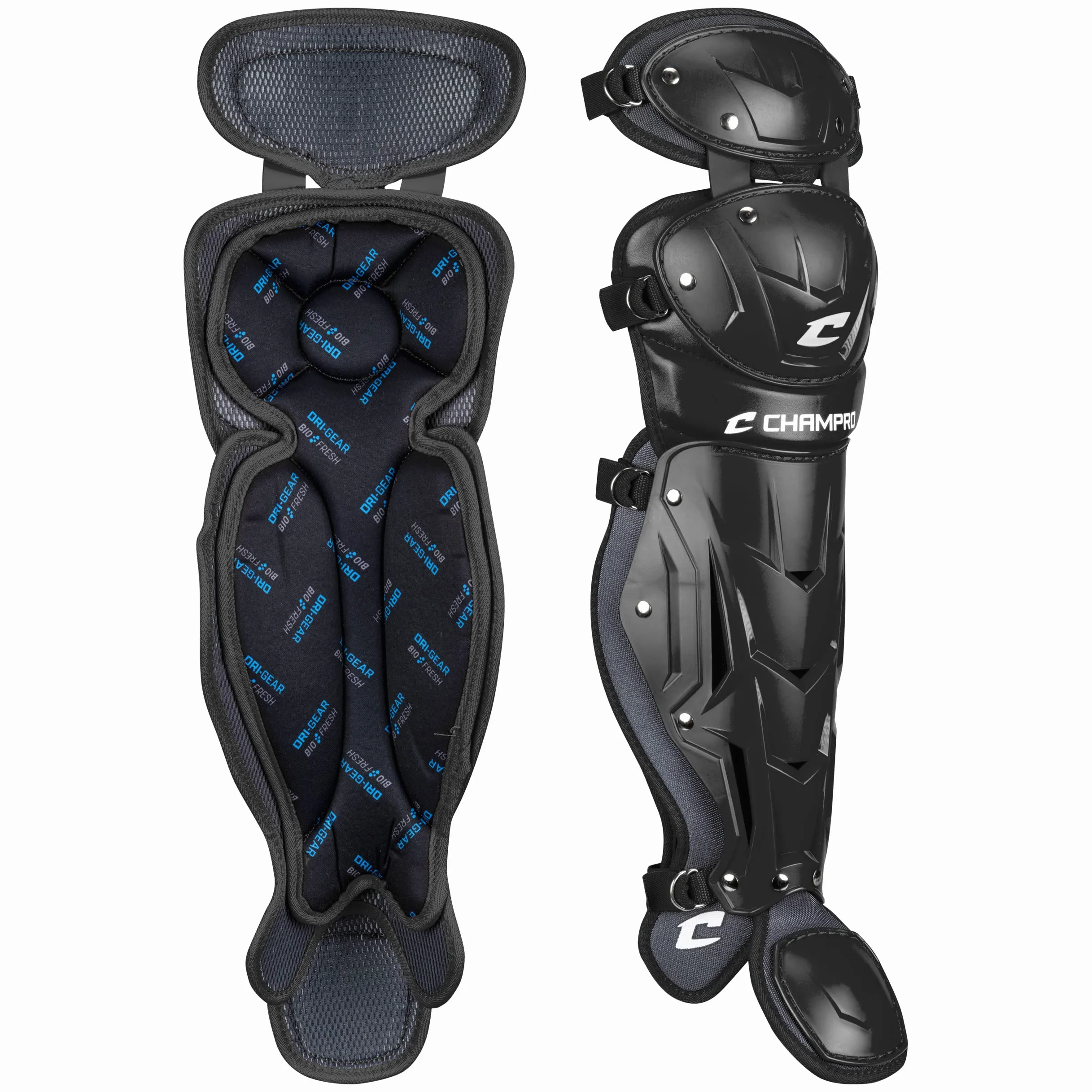 Champro Optimus Pro - Espinillera (13,5 cm), color negro