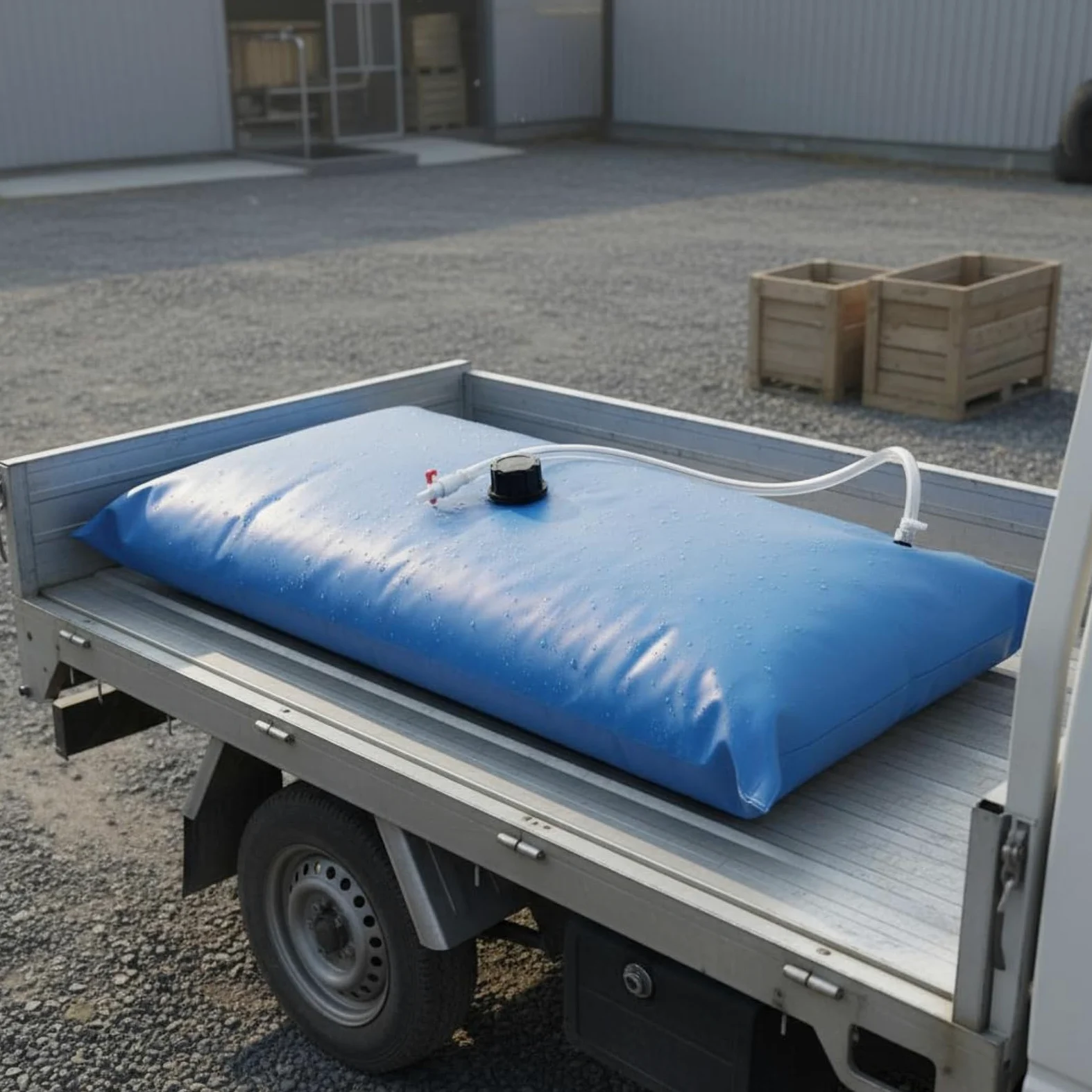 Bolsa de Agua de PVC Impermeable Depósito Agua Plegable Resistente para Campo