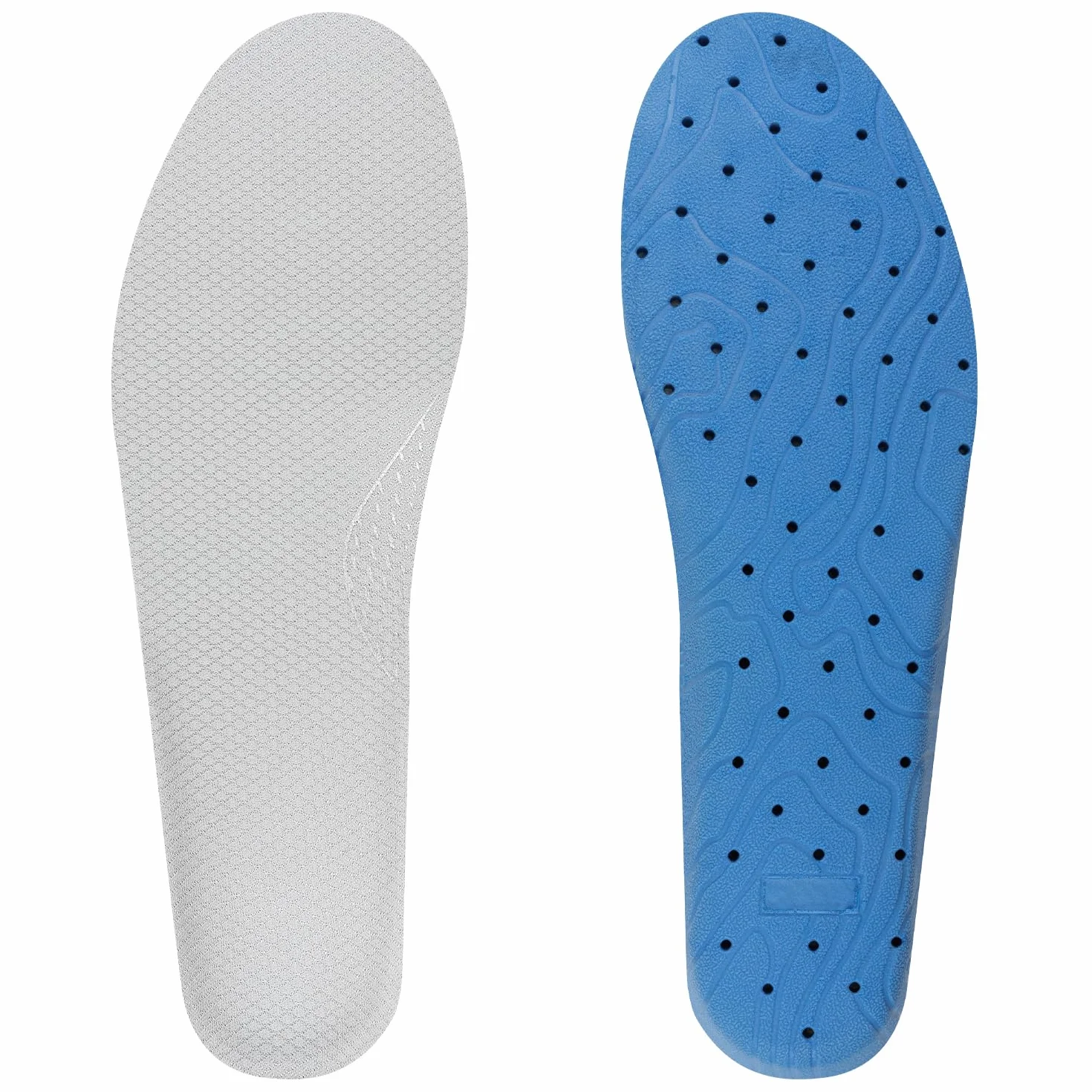 Plantillas para Skechers Hombre, Plantilla Insoles de Repuesto con Soporte para el Arco, Alivio del Dolor de Pies, EU 45