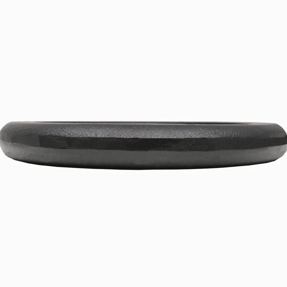 Genérico Discos de Pesas de Hierro Fundido 2 uds 2x10 kg, Peso Libre Negro,91394