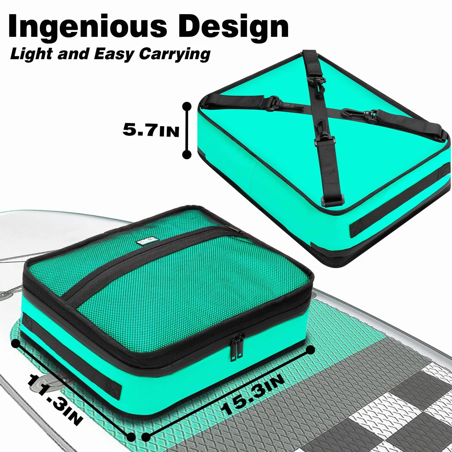 Bolsa térmica para Tabla de Remo, Impermeable, aislada, a Prueba de Fugas, 10 latas, Bolsa de Accesorios para Tabla de Remo y Kayak