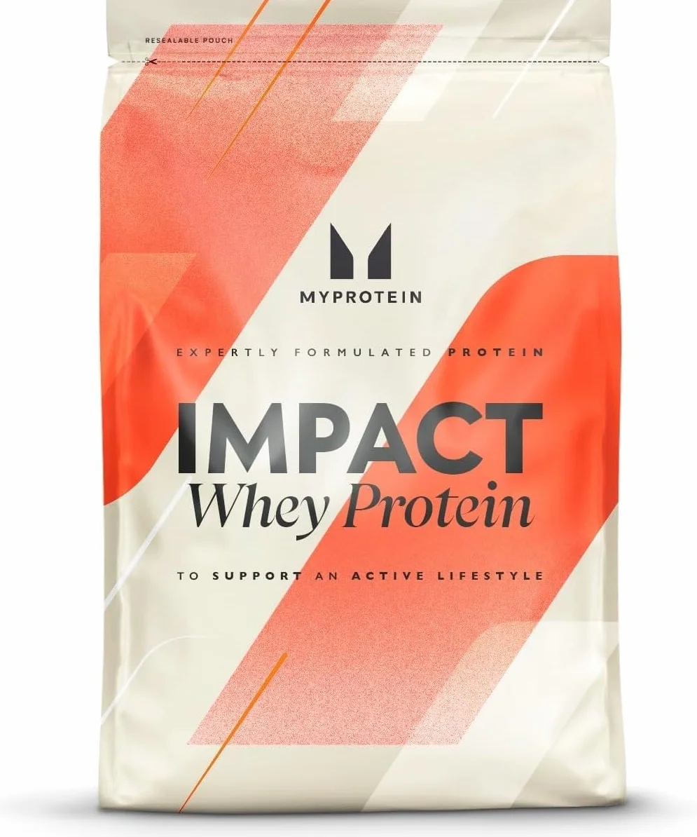 Myprotein Impact Proteína de suero en polvo Vainilla 1 kg 23 g proteína por porción Bajo en azúcar y grasas