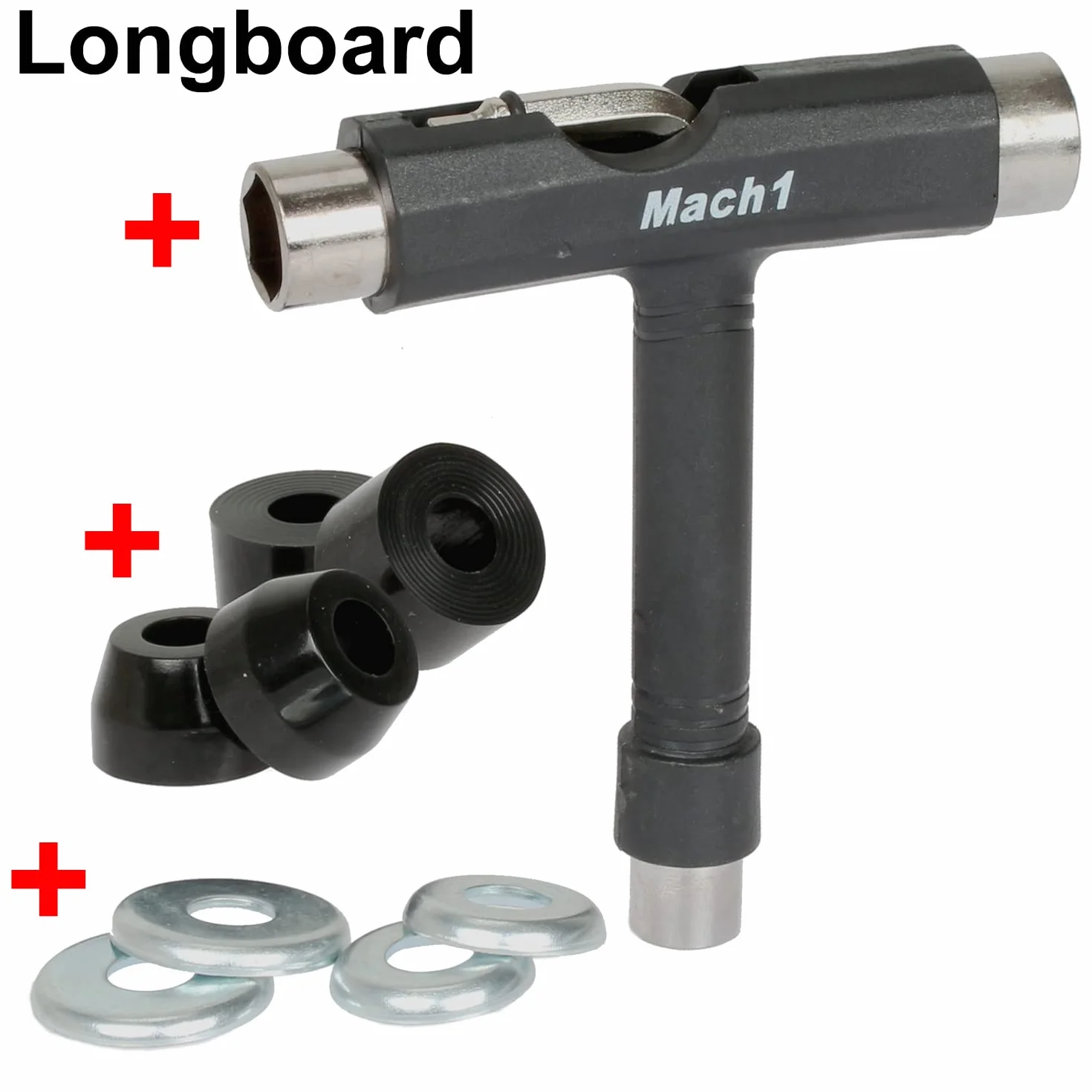 FunTomia Camber Longboard con rodamientos de cerámica Mach1 Flex1 Drop Through Cruiser Freeride Full Board T-Tool