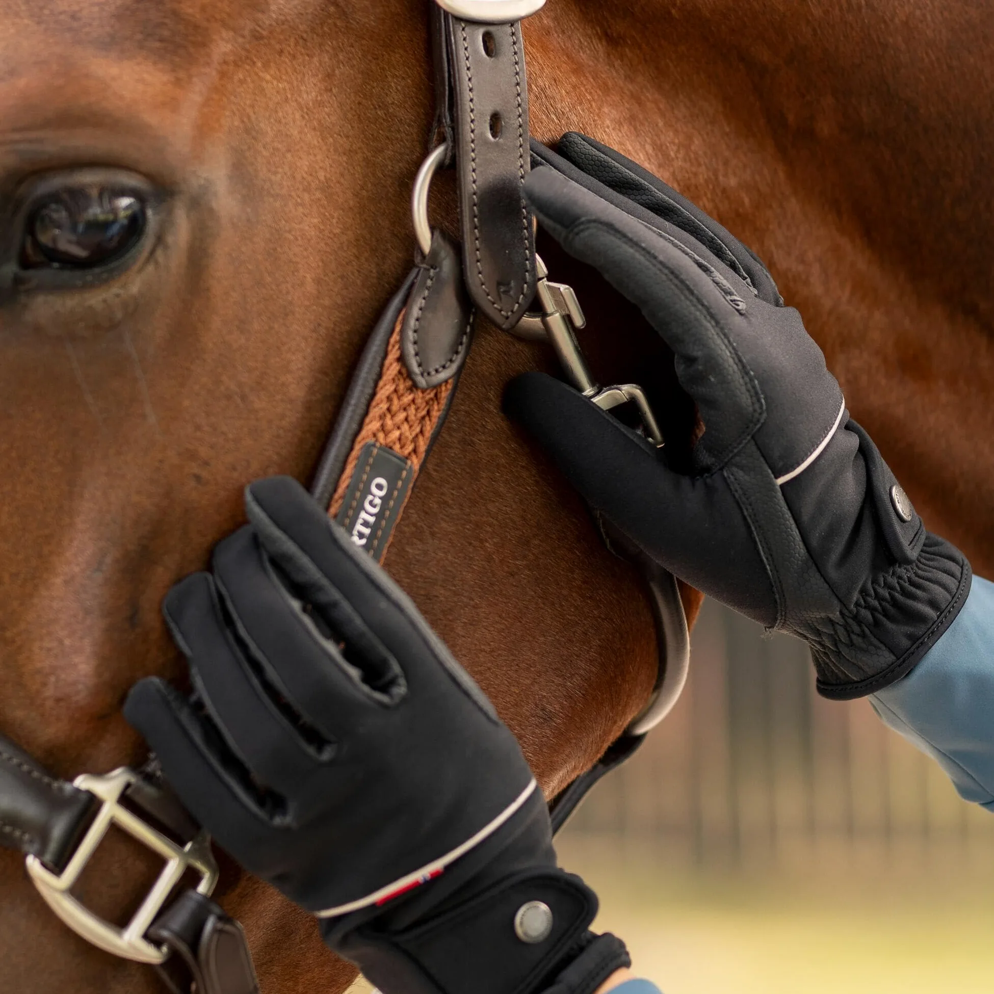 HORZE B Vertigo Rahel Thinsulate - Guantes de equitación de invierno