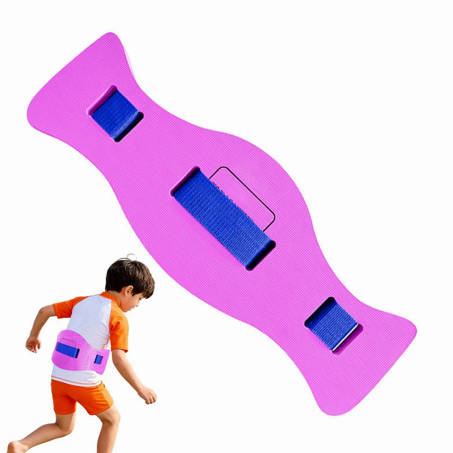 Cinturón de natación – Equipo de entrenamiento de flotabilidad de EVA, cinturón de soporte de natación ajustable | Ayuda de snorkel para entrenamiento en piscina, natación en la playa, lago río mar