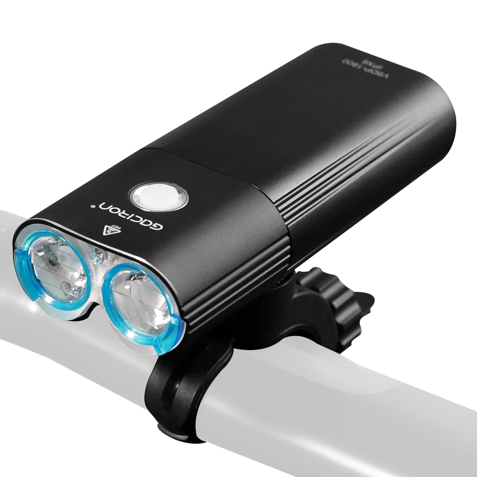Gaciron V9DP luz Bicicleta Delantera,con función de Control Remoto con Cable,6 Modo de Brillo,luz Delantera Bicicleta Potente led con 6700mAh función de energía móvil,Luz Bicicleta de Aluminio