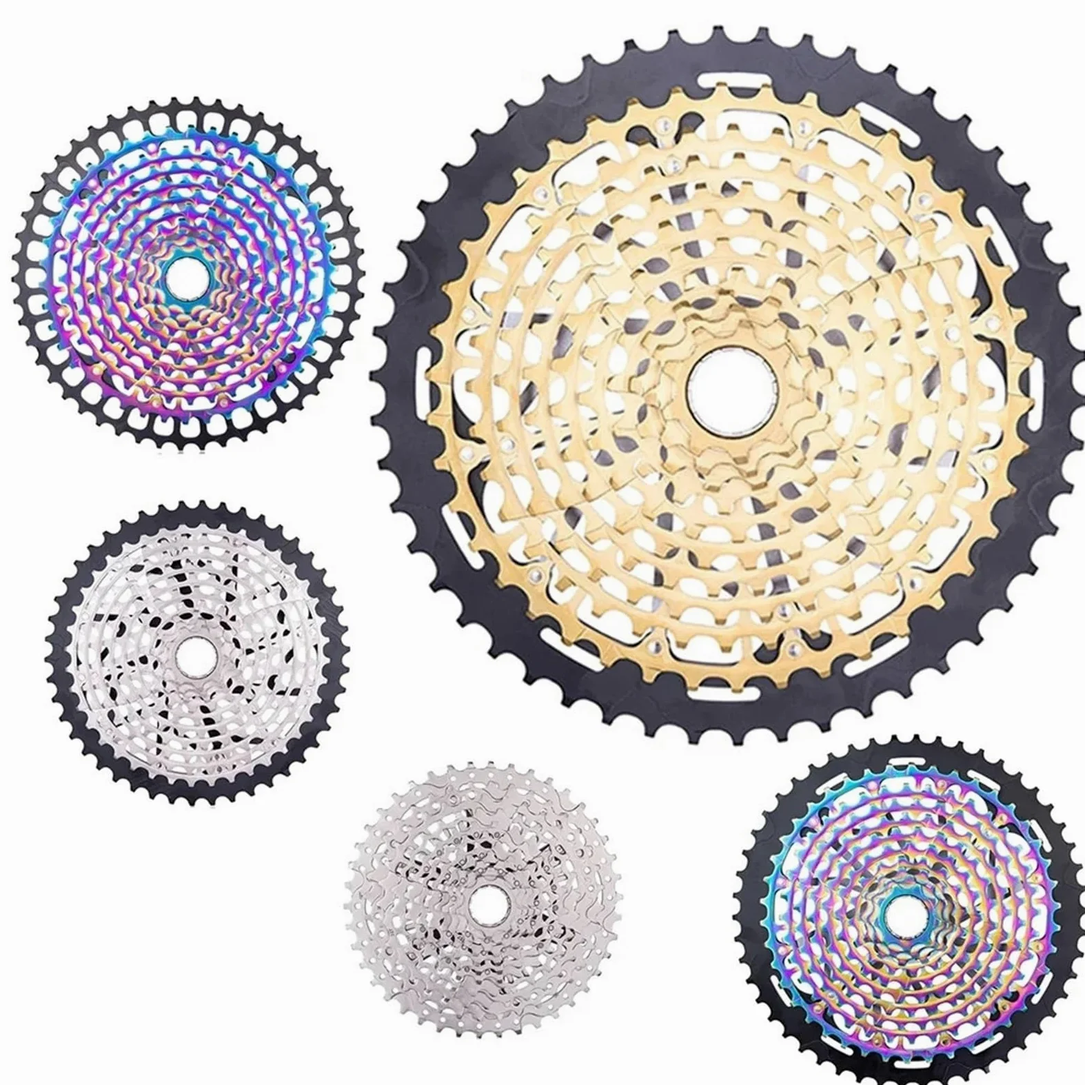 Genérico Compatible con Casete ZTTO 11 velocidades 9-50T XD | Se adapta a bujes de conductor; Su amplia gama cubre subidas empinadas y descensos rápidos.