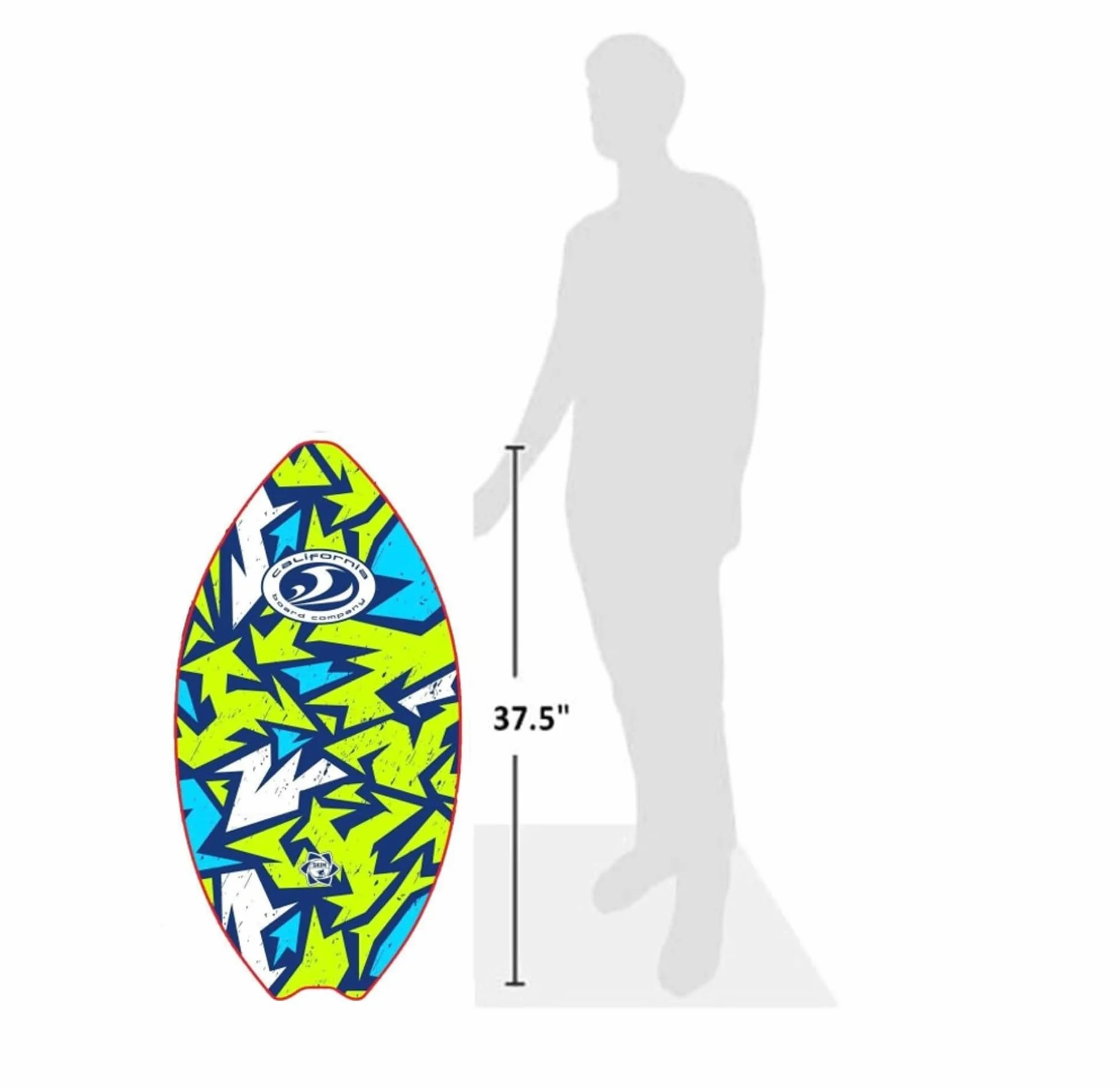 California Board Company Keeper Sports CBC Skimboard de Madera 37.5 Pulgadas