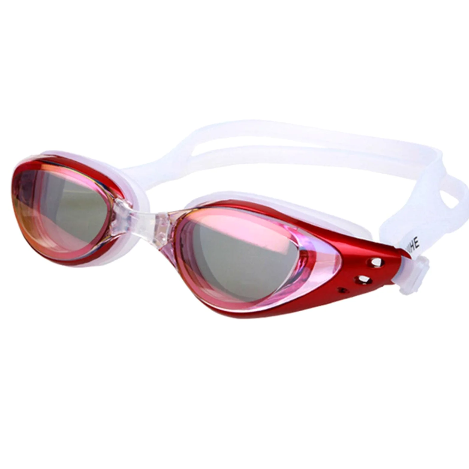 gafas, Gafas de natación for hombres y mujeres, antivaho, con prescripción UV, impermeables, silicona, ajustables, for piscina, for adultos, gafas buceo