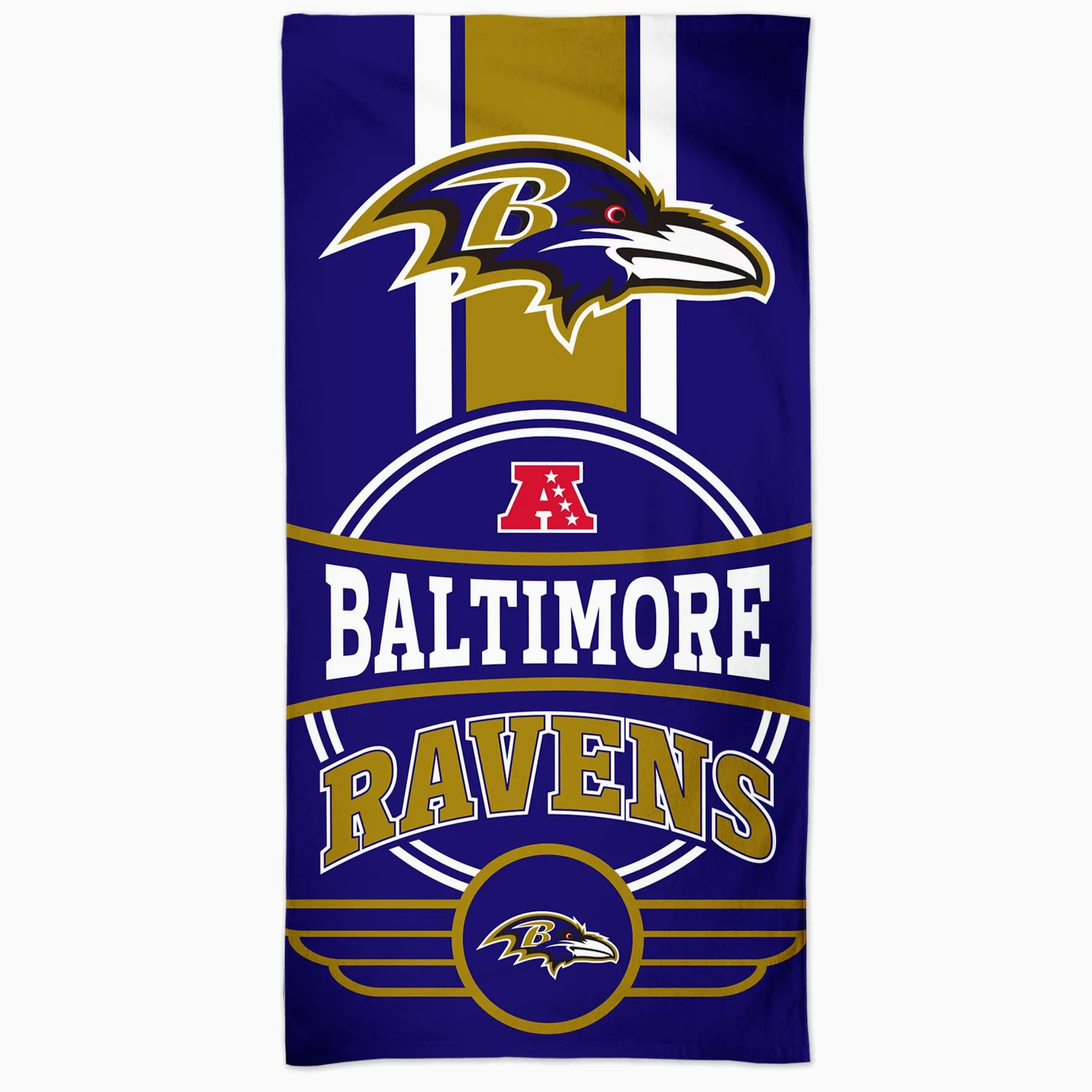 Wincraft NFL Baltimore Ravens Toalla de playa 150 x 75 cm