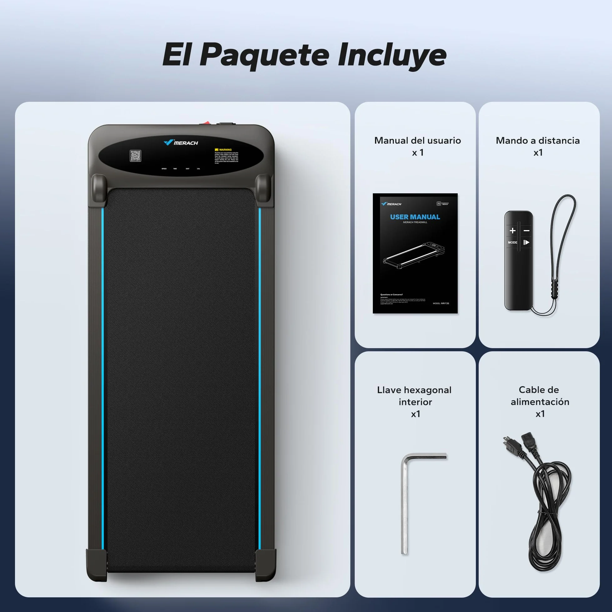 MERACH Cinta de Correr, 3 in 1 Cinta de Andar Eléctrica, 1-6KM/H 2.75HP Cinta de Correr Electrica con Mando a Distancia y Pantalla LED, Walking Pad Compacta para Casa y Oficina
