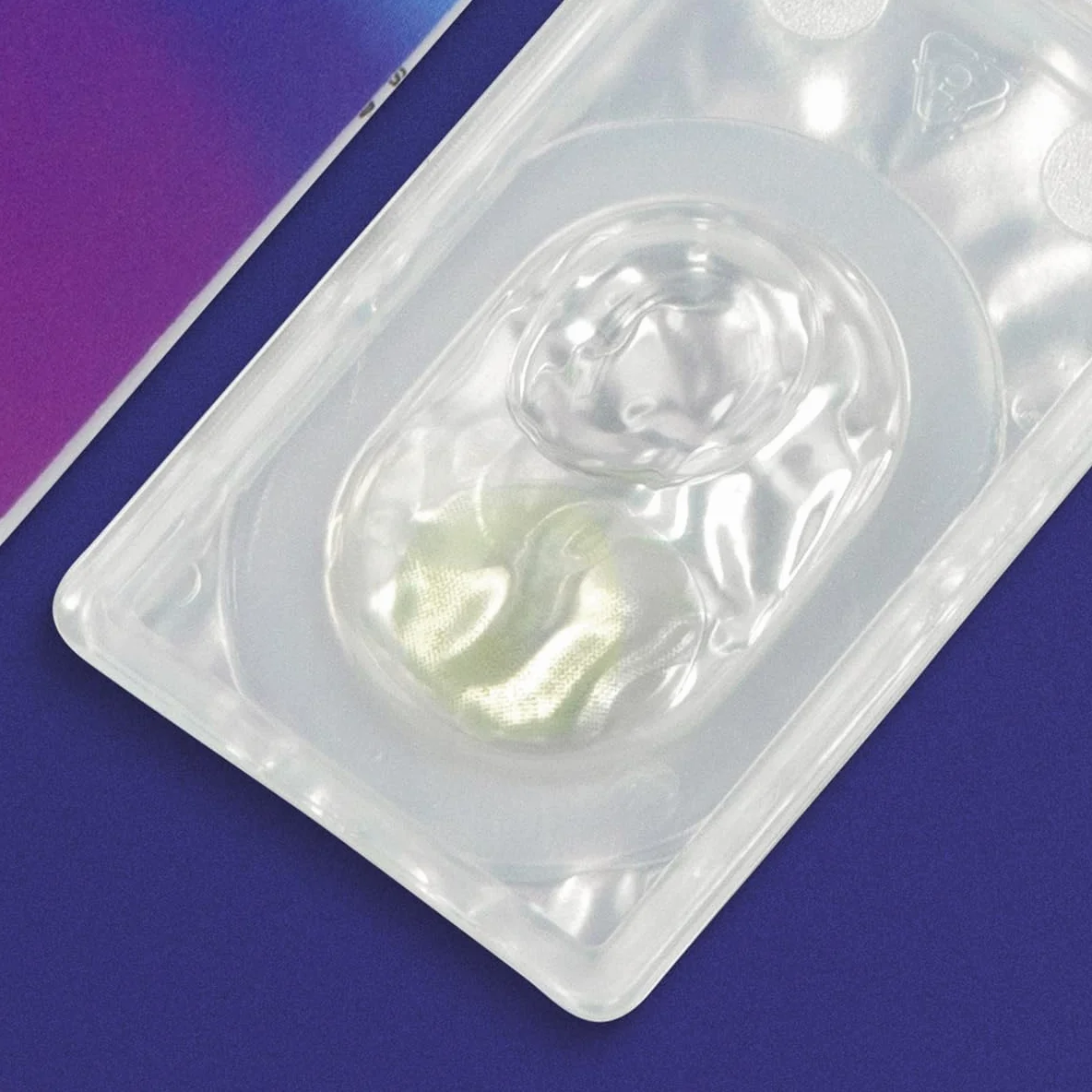GLAMLENS lentillas de colores verdes Jasmine Light Green 1 par 90 Días Sin Graduación hidrogel de silicona