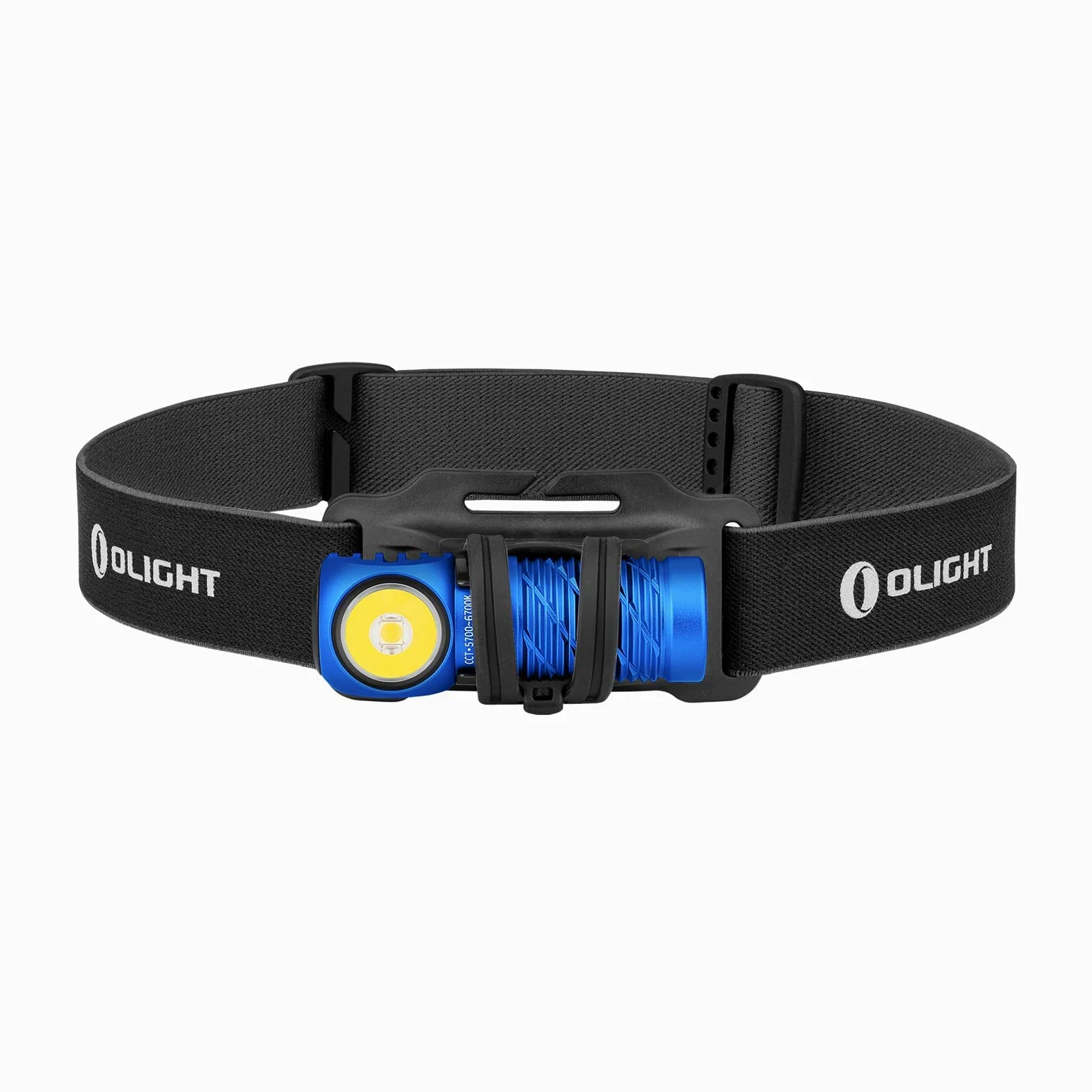 OLIGHT Perun 2 Mini, Linterna frontal LED con banda para cabeza, alcance 150 m. Luz blanca 180º