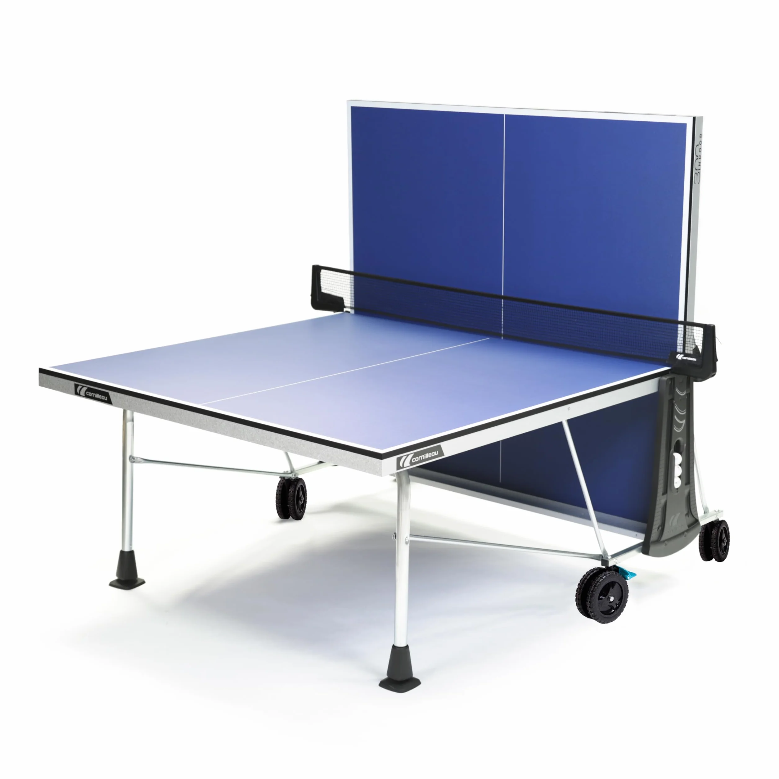 Cornilleau – Mesa de ping pong interior para interior Oisir 300 Indoor – Made in France – Azul o gris