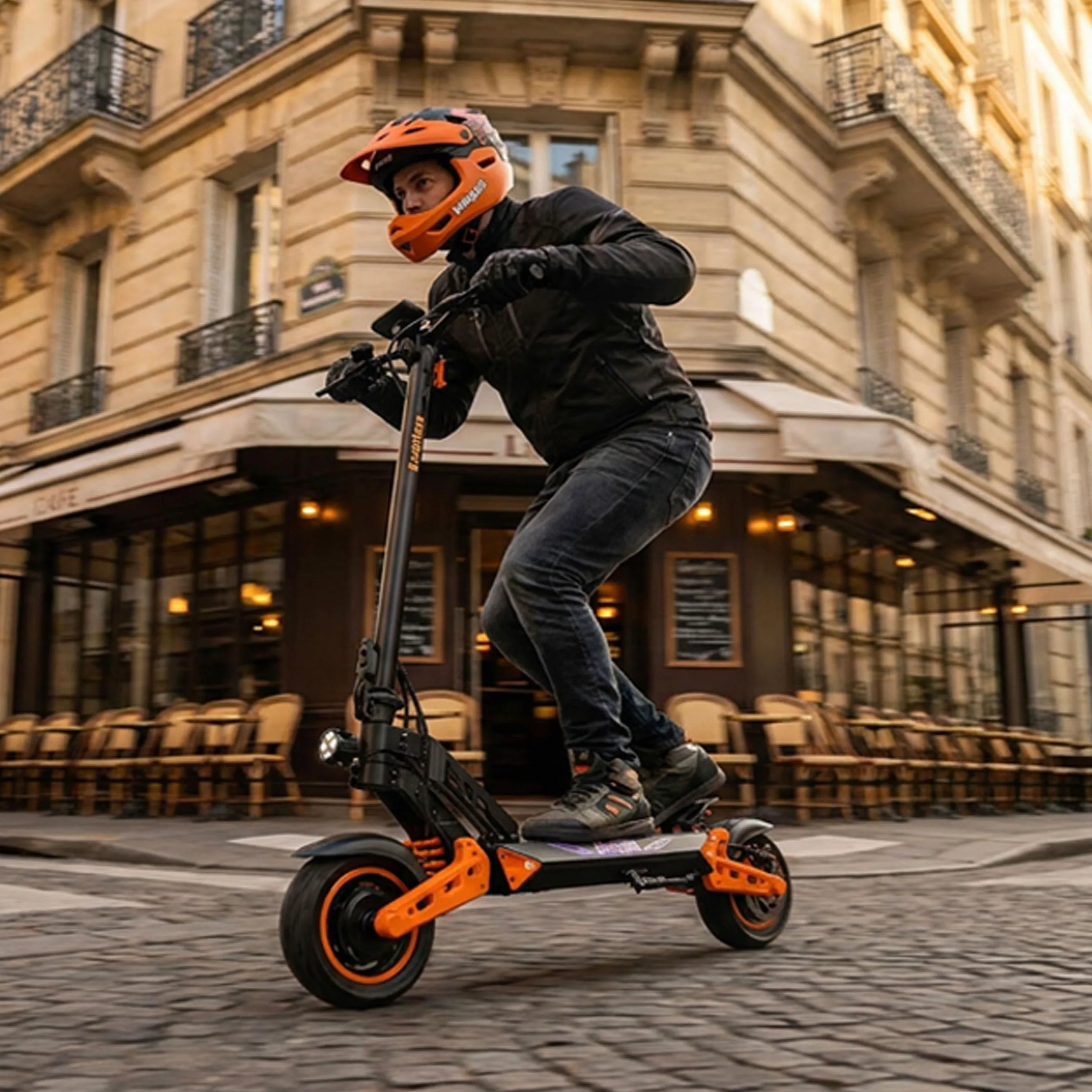 Patinete Eléctrico Kamikaze K1 Lite - Motor 800W (1200W Pico Pico), Batería 48V 13.5Ah, Autonomía Hasta 60 Km, Velocidad 20 km/h