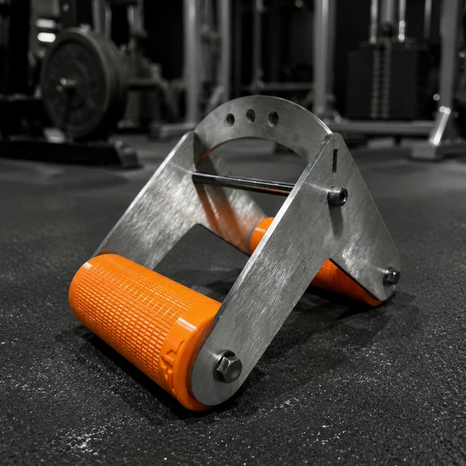 perfk Entrenador de Antebrazo Mango de Gimnasio Neutro Asidero de Tracción Agarre para Construcción Metálica Resistente con Textura Elevada Que Mejora la, 4cm Sin Correa De Conexión